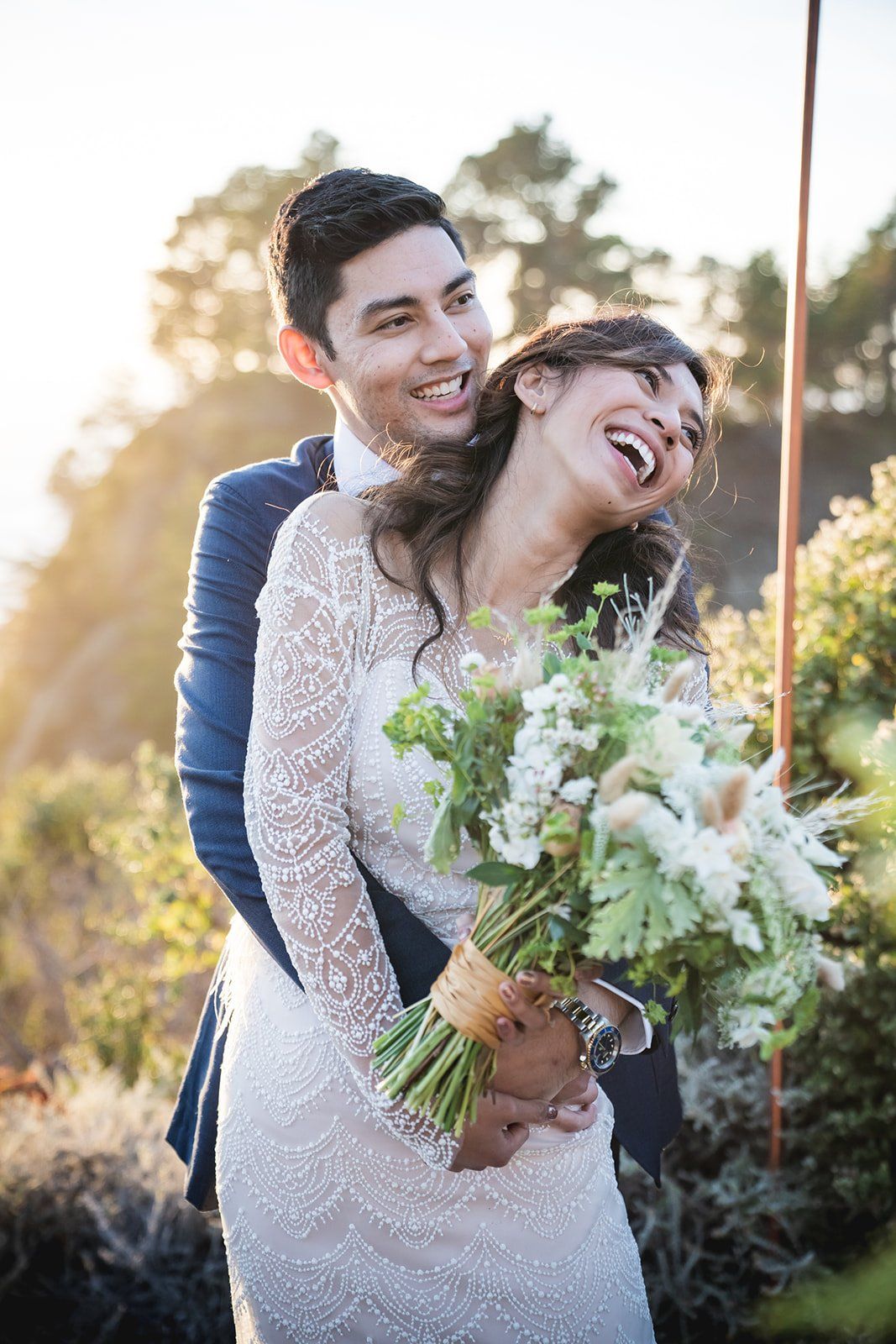 luxury lodge elopement, carmel valley, Portraits Around the Bernardus Lodge Grounds