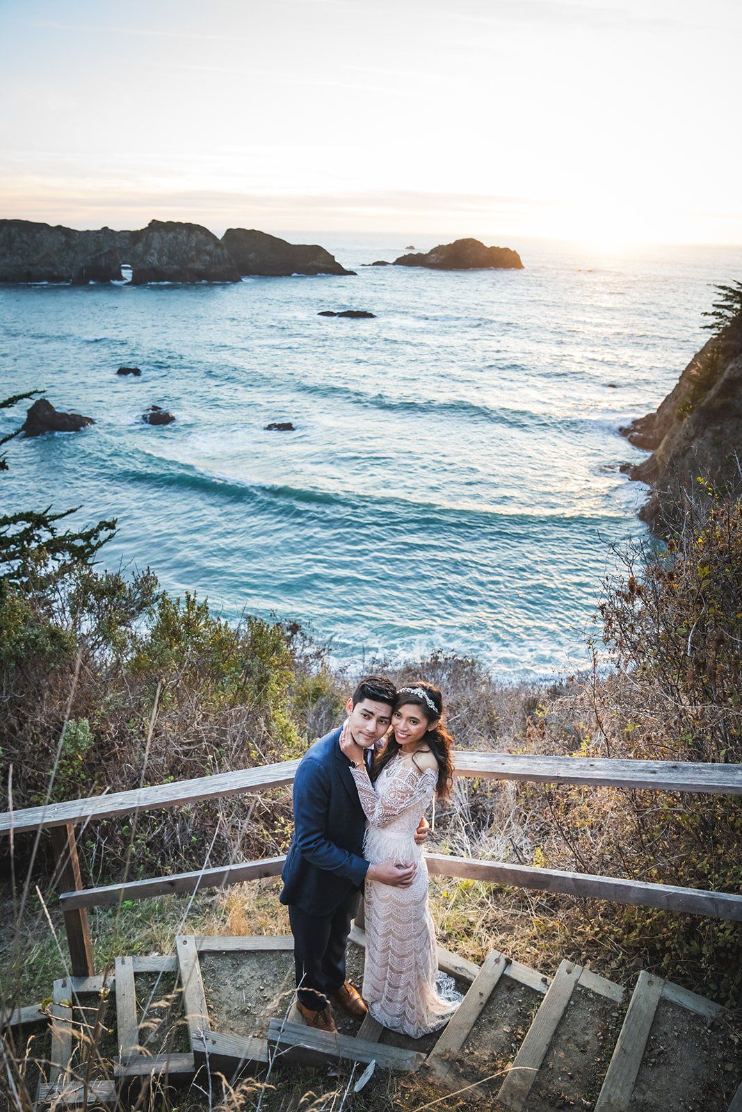 harbor house inn elopement on the mendocino coast, Portraits Along the Coast