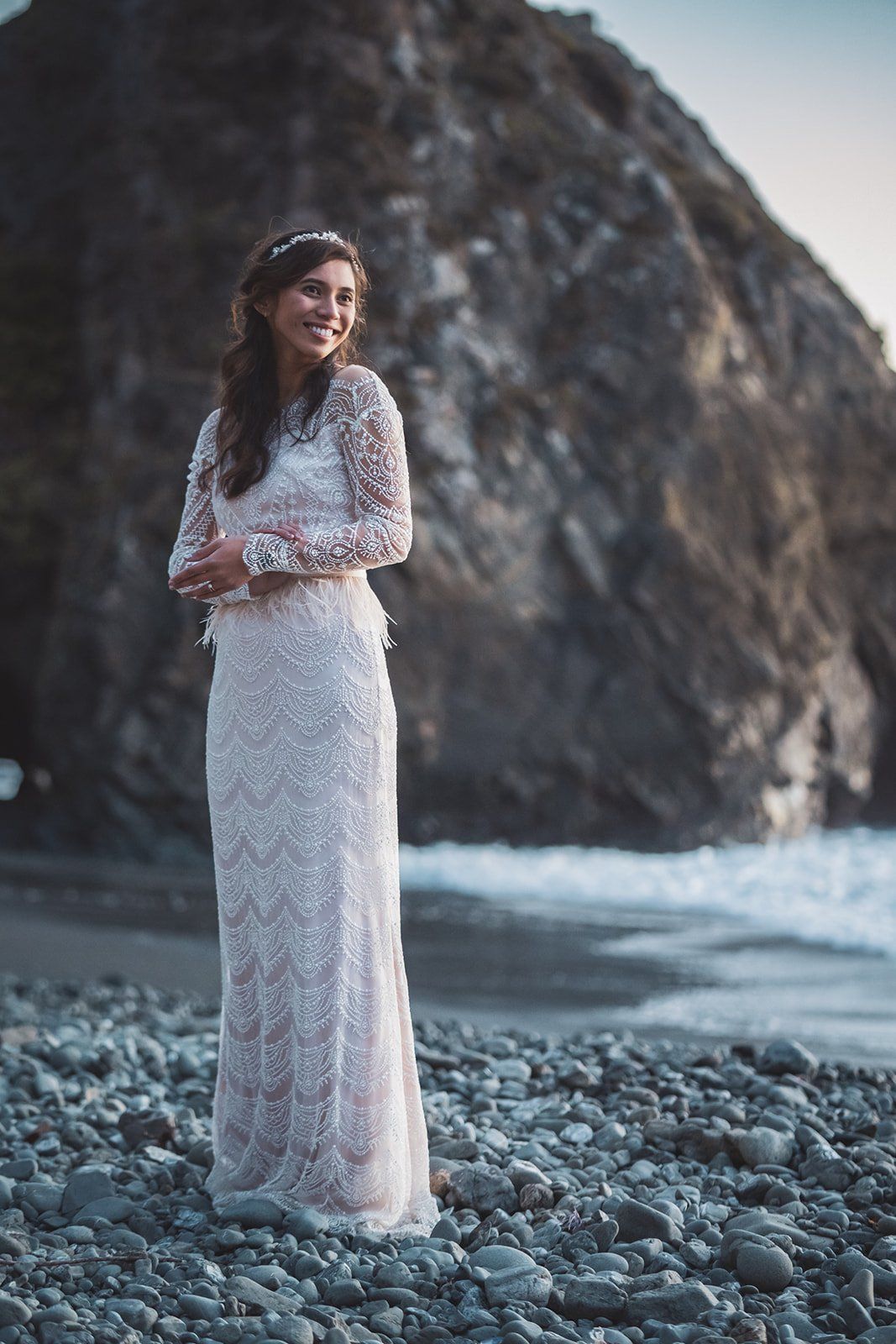 harbor house inn elopement on the mendocino coast, Portraits Along the Coast