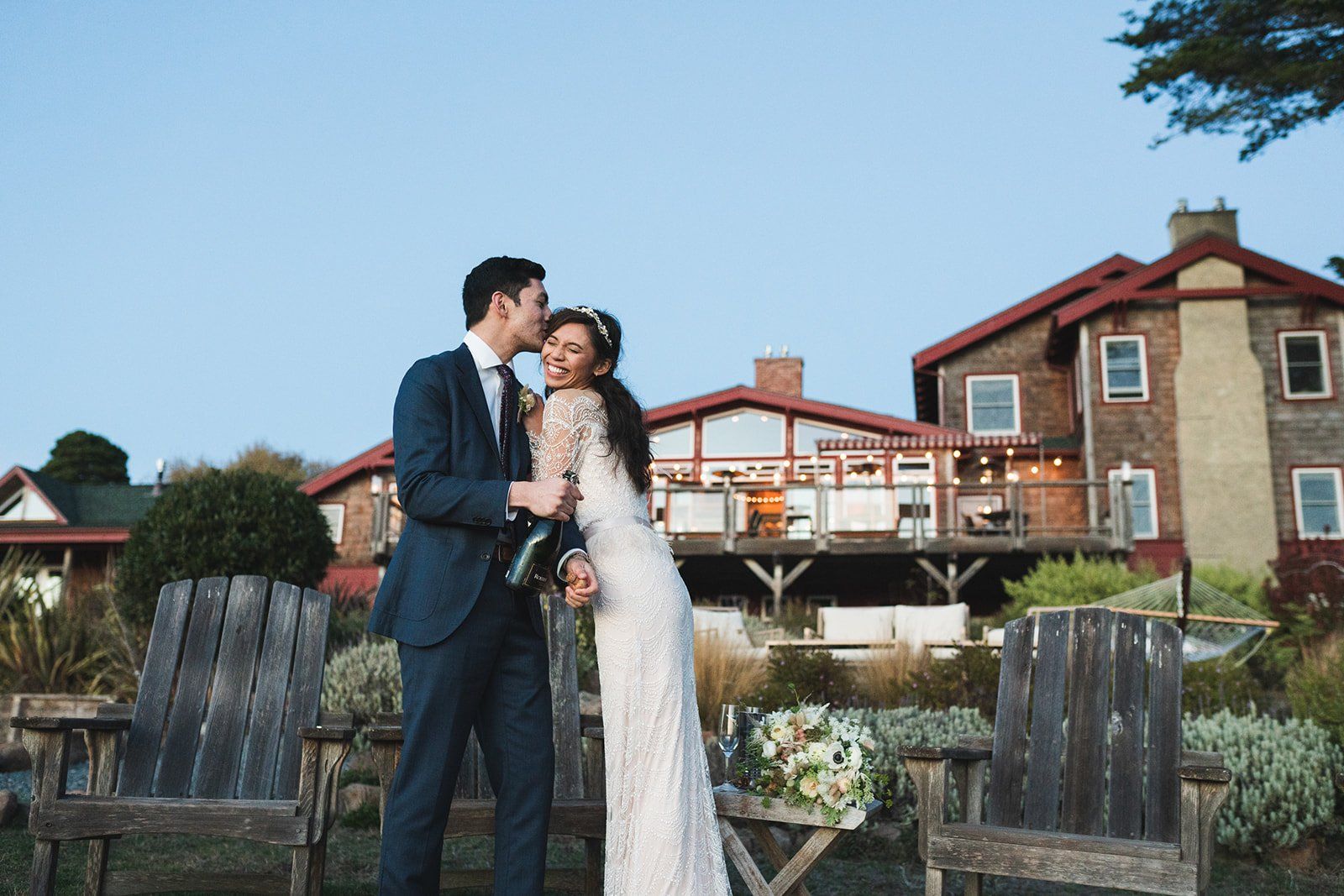 luxury lodge elopement, carmel valley, Portraits Around the Bernardus Lodge Grounds