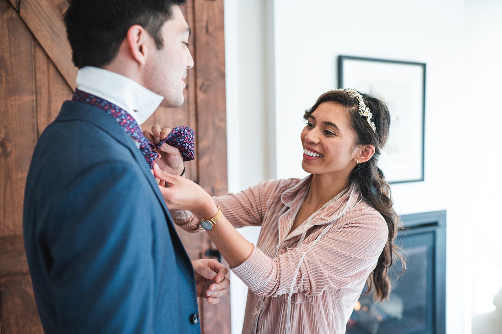 luxury lodge elopement, carmel valley, Getting Ready at Bernardus Lodge