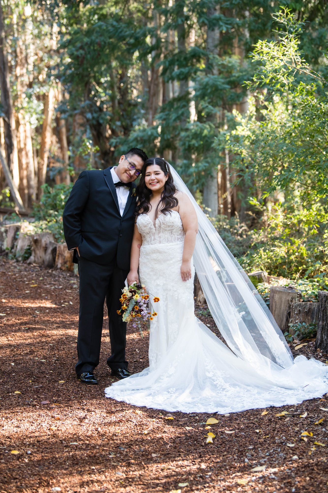 fall-foliage micro wedding at sand rock farm (november, 22 guests), Family Photos at the Autumn Barn Estate in Aptos