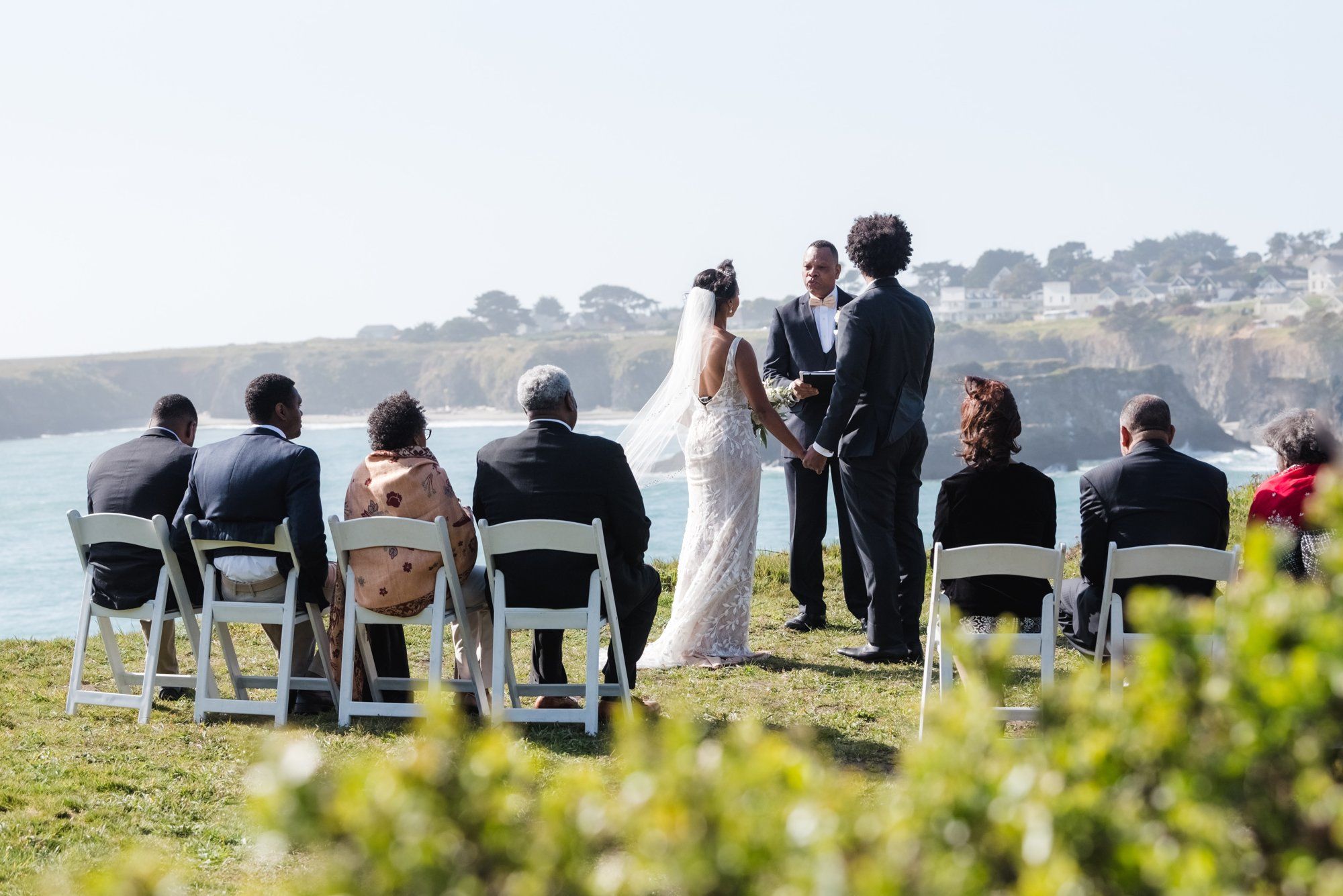 oceanfront overlook ceremony, mendocino, Married on the Mendocino Bay Overlook