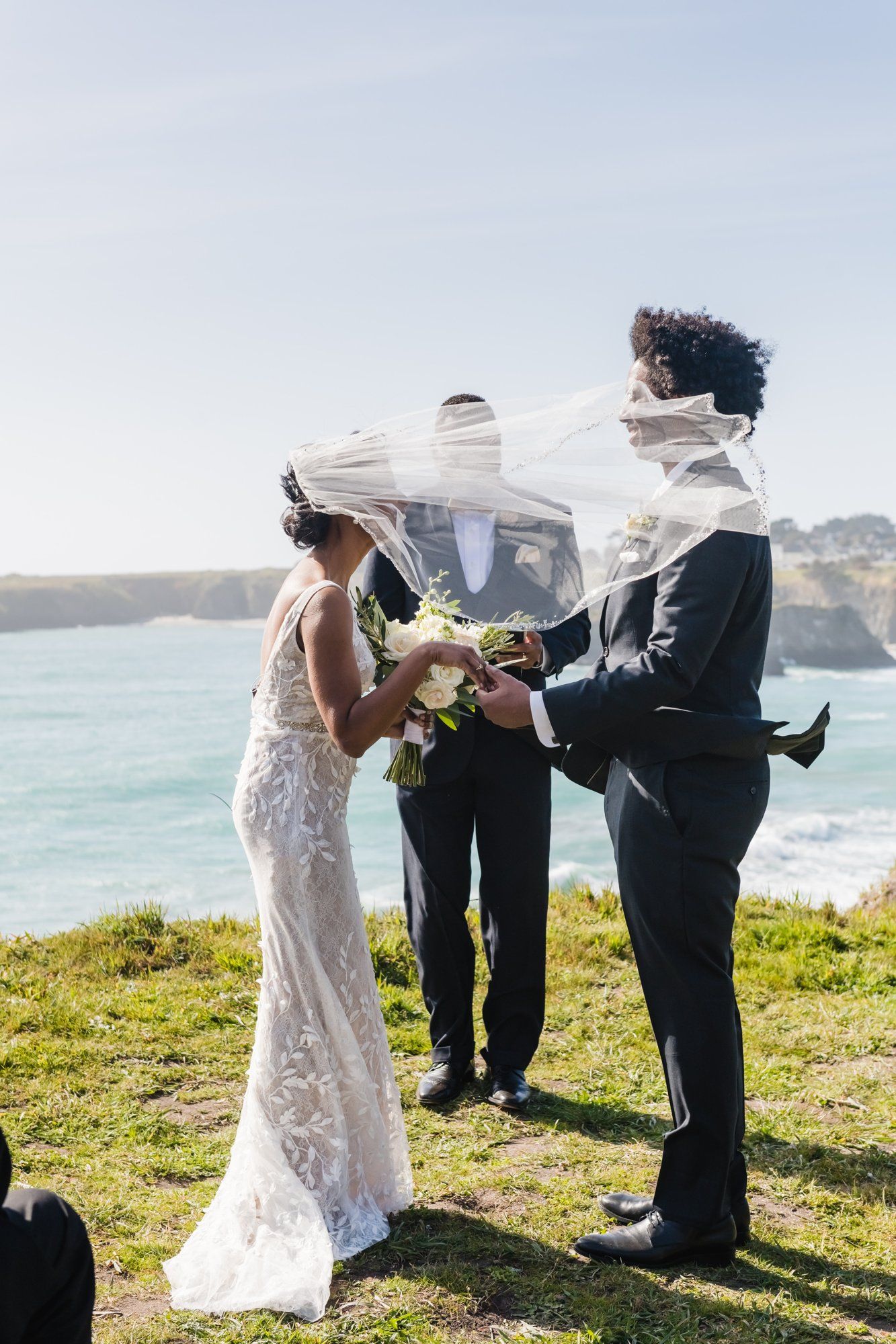 oceanfront overlook ceremony, mendocino, Married on the Mendocino Bay Overlook