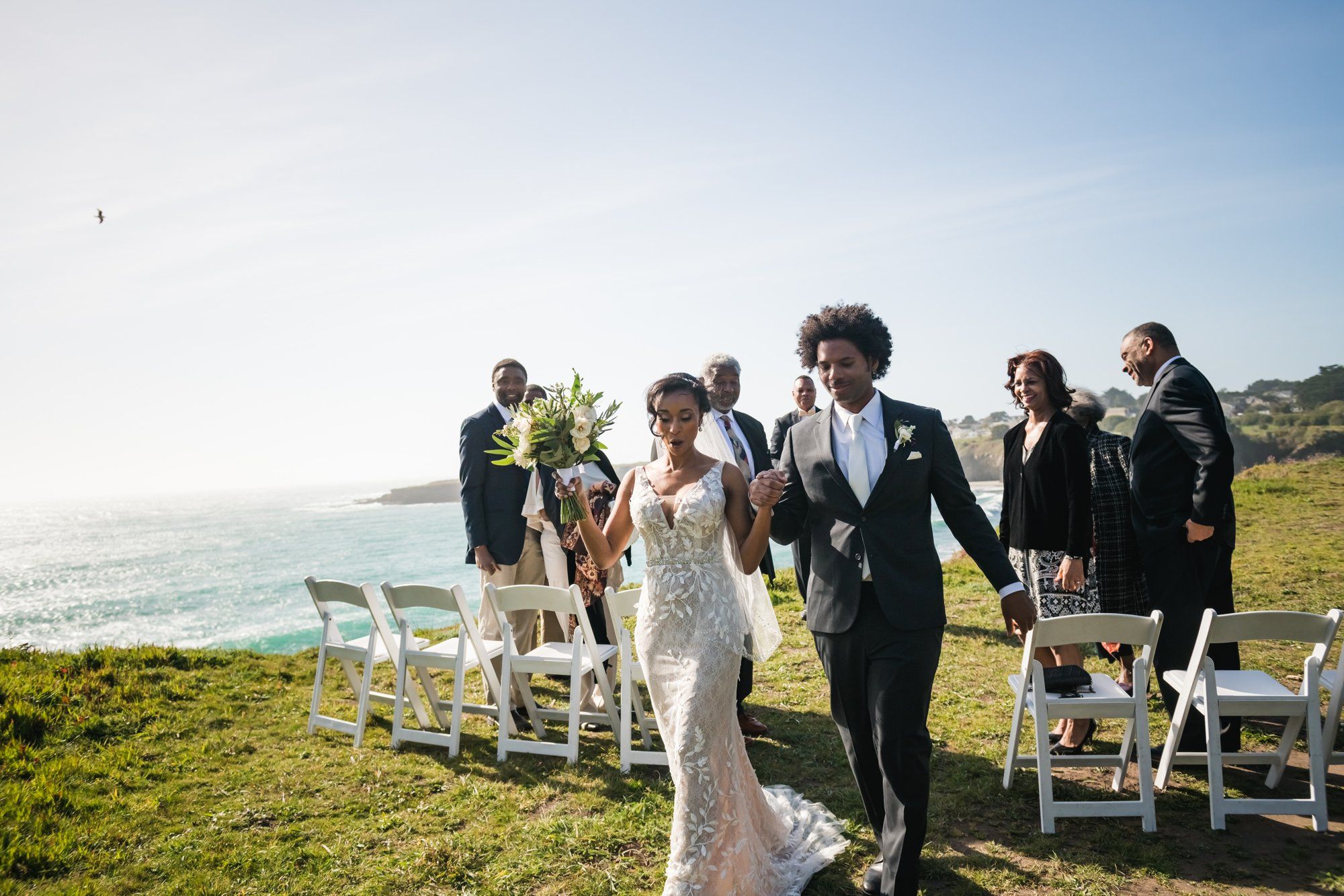 oceanfront overlook ceremony, mendocino, Married on the Mendocino Bay Overlook