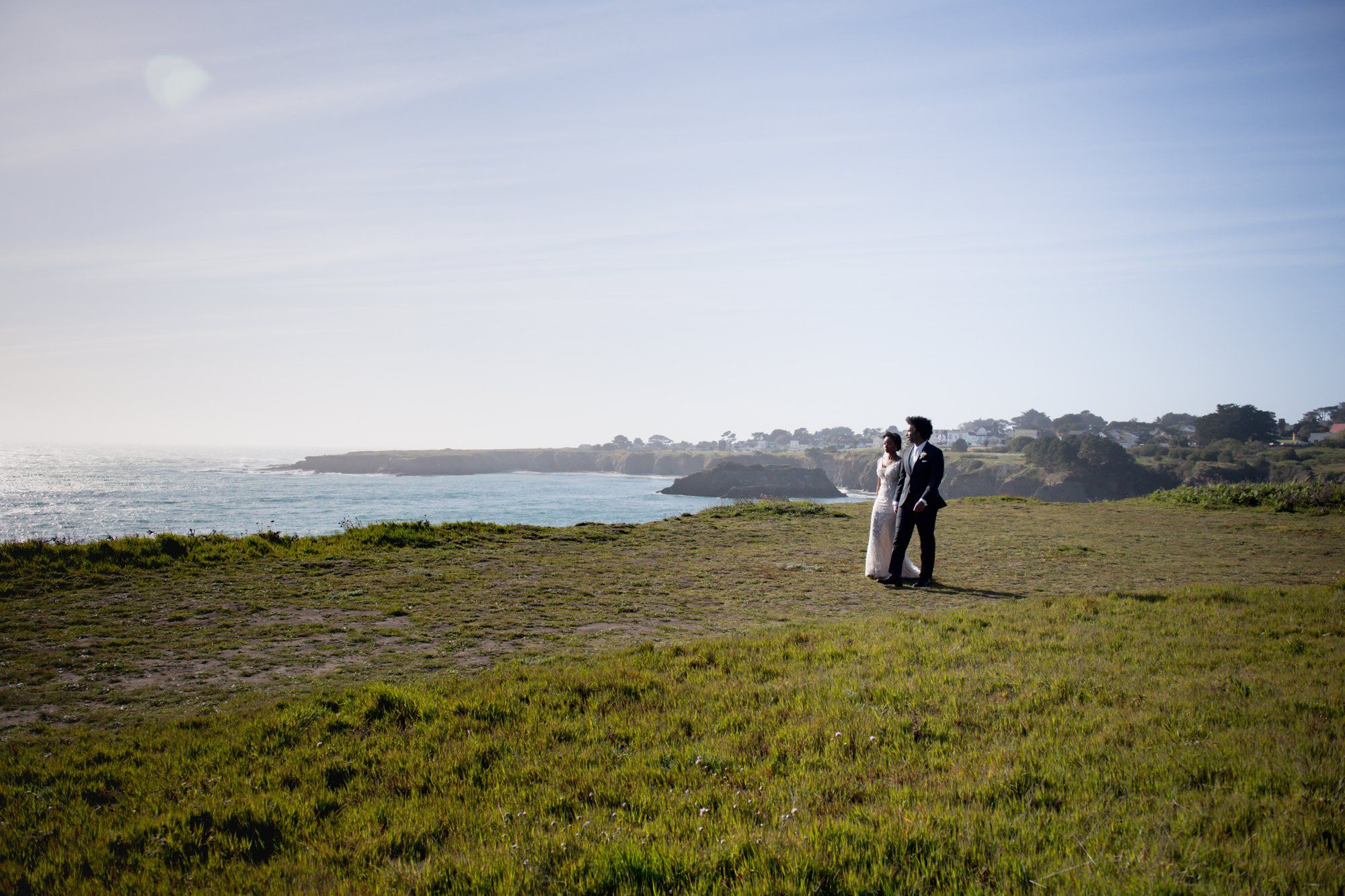 oceanfront overlook ceremony, mendocino, Family Portraits on the Mendocino Bay Overlook