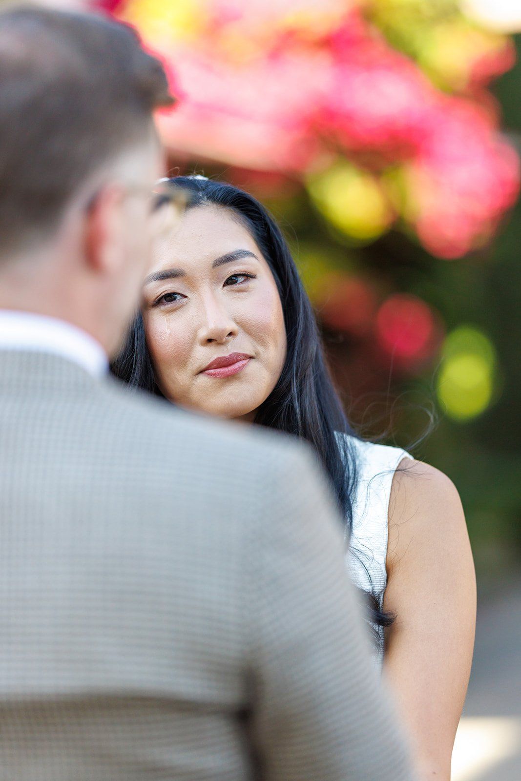 modern boutique-hotel micro wedding at r inn napa, A Garden Nook Ceremony at R Inn Napa