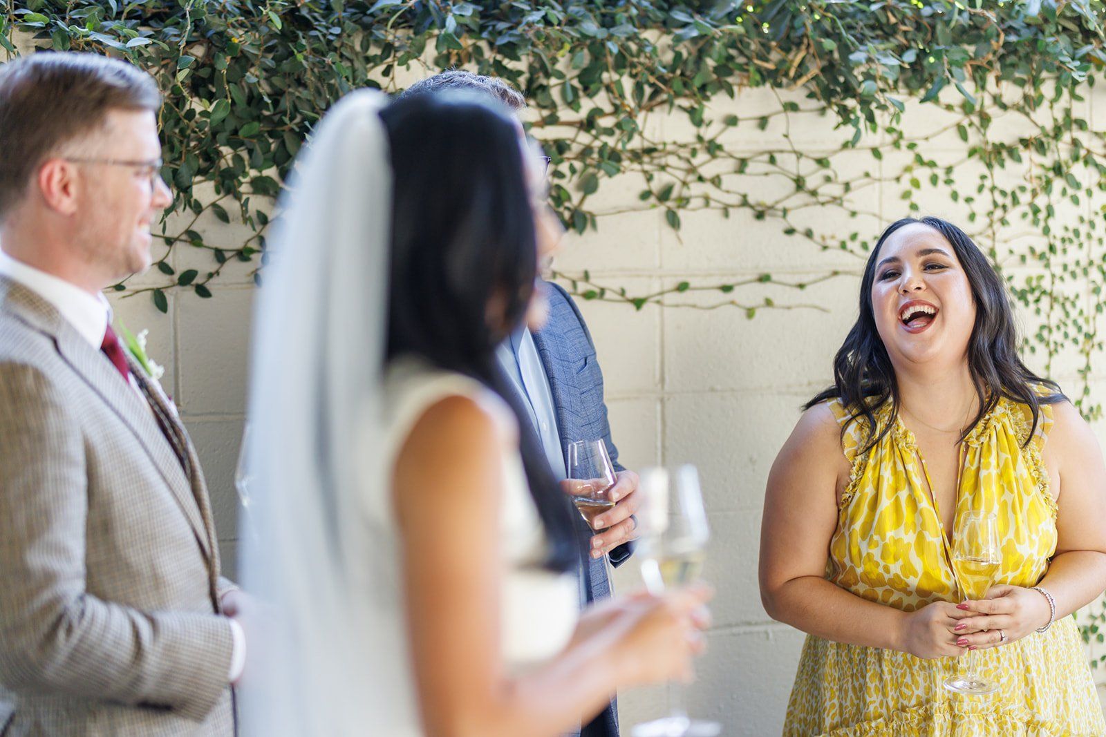 modern boutique-hotel micro wedding at r inn napa, Dinner, Sunset, and Cake by the River