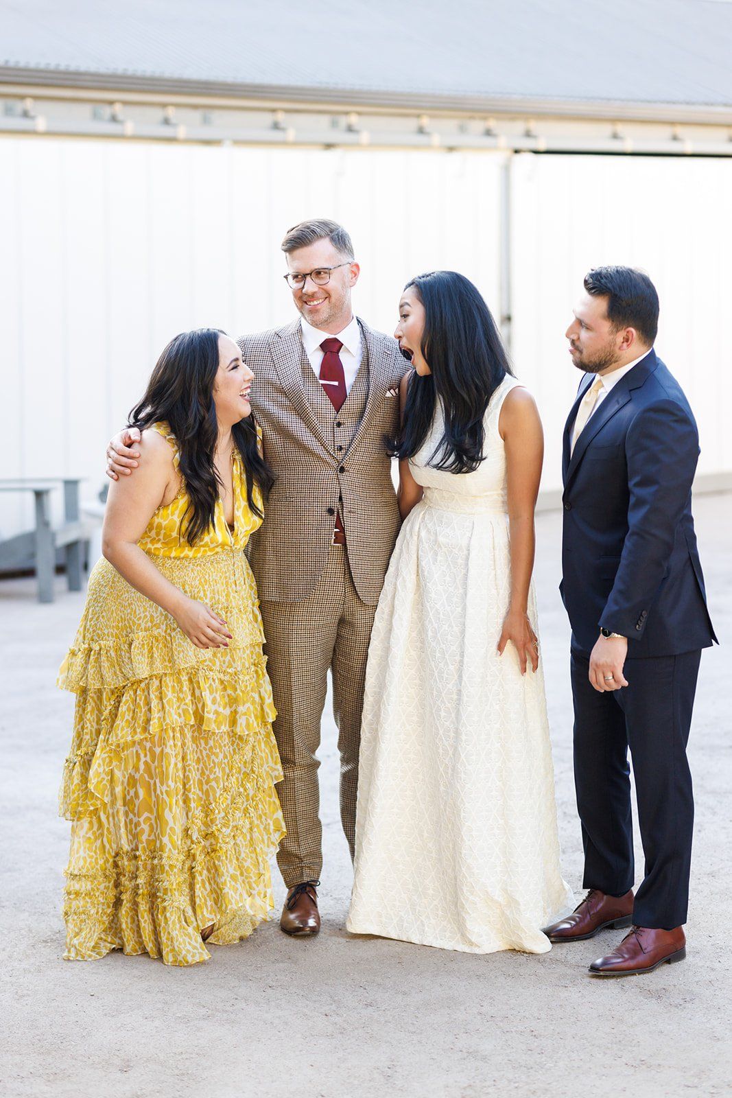 modern boutique-hotel micro wedding at r inn napa, Champagne and Portraits Through R Inn Napa