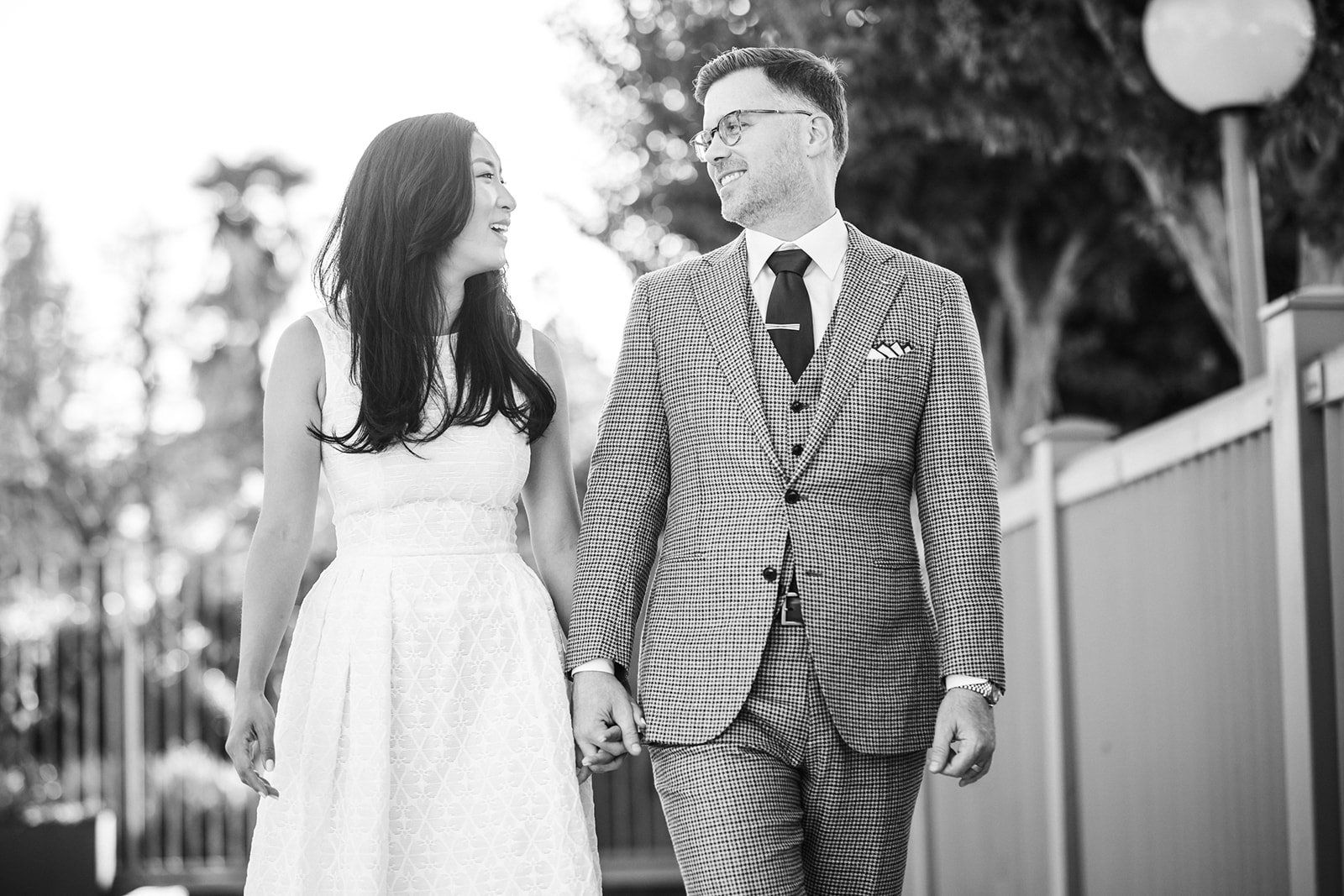 modern boutique-hotel micro wedding at r inn napa, Champagne and a 6-Guest Napa Hotel Wedding