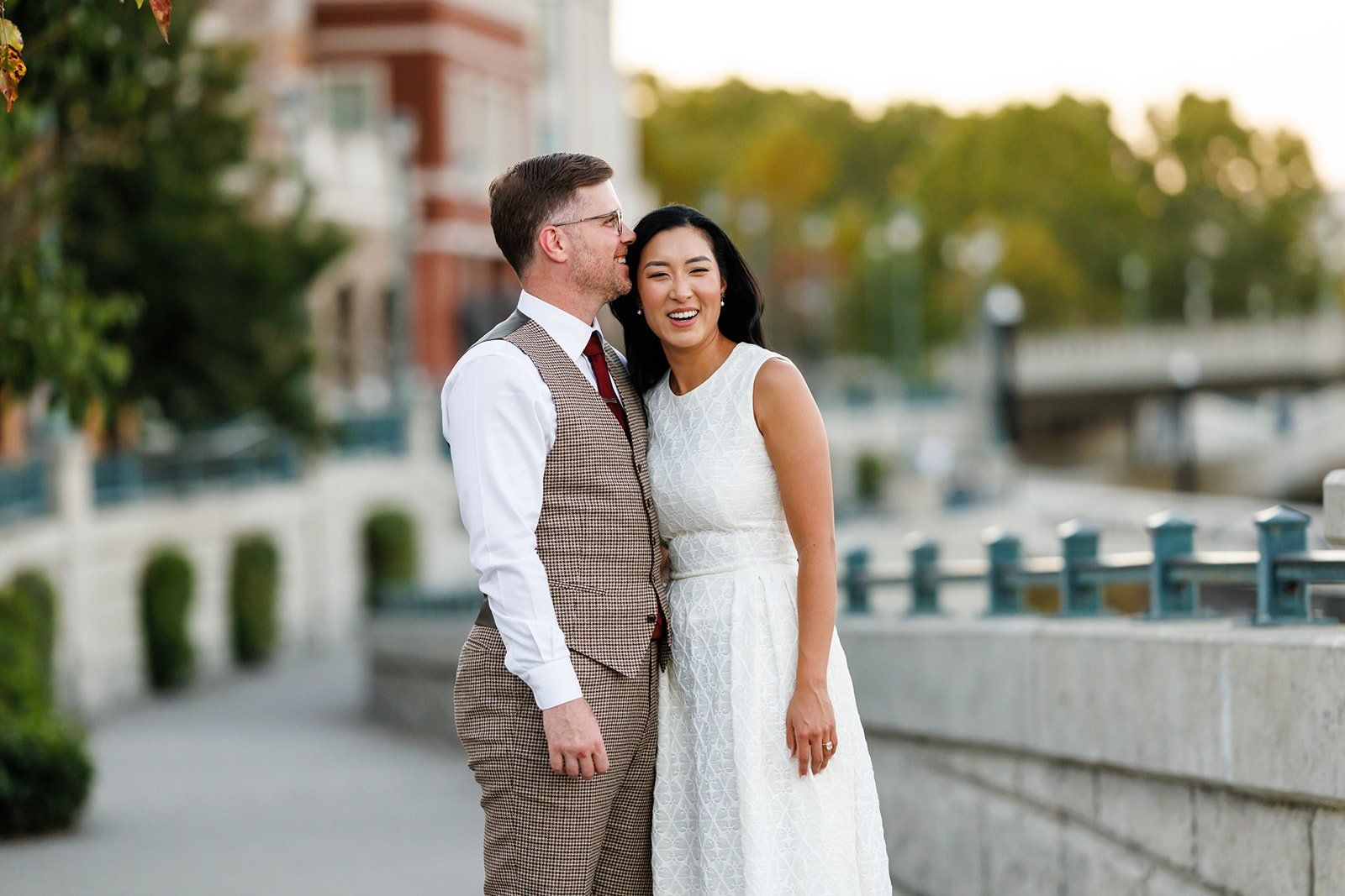 modern boutique-hotel micro wedding at r inn napa, Champagne and a 6-Guest Napa Hotel Wedding