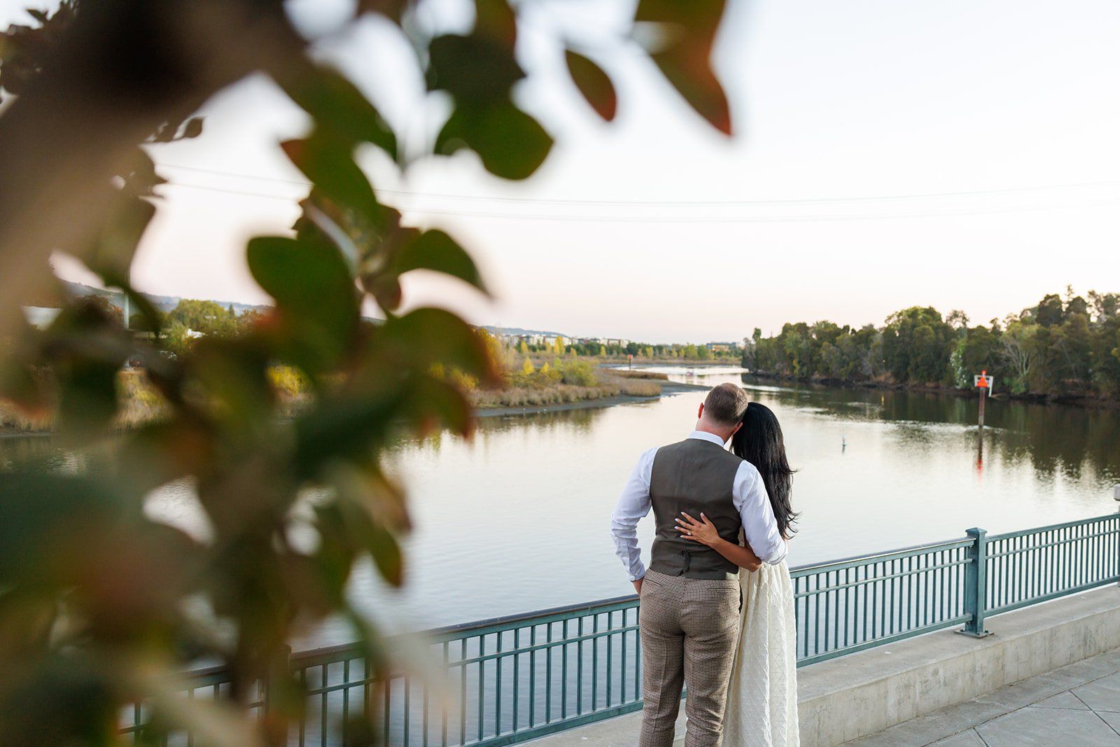 modern boutique-hotel micro wedding at r inn napa, Champagne and a 6-Guest Napa Hotel Wedding