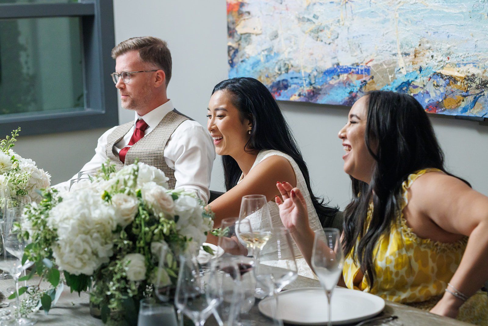 modern boutique-hotel micro wedding at r inn napa, A Chef's Table Dinner and Cake by the River
