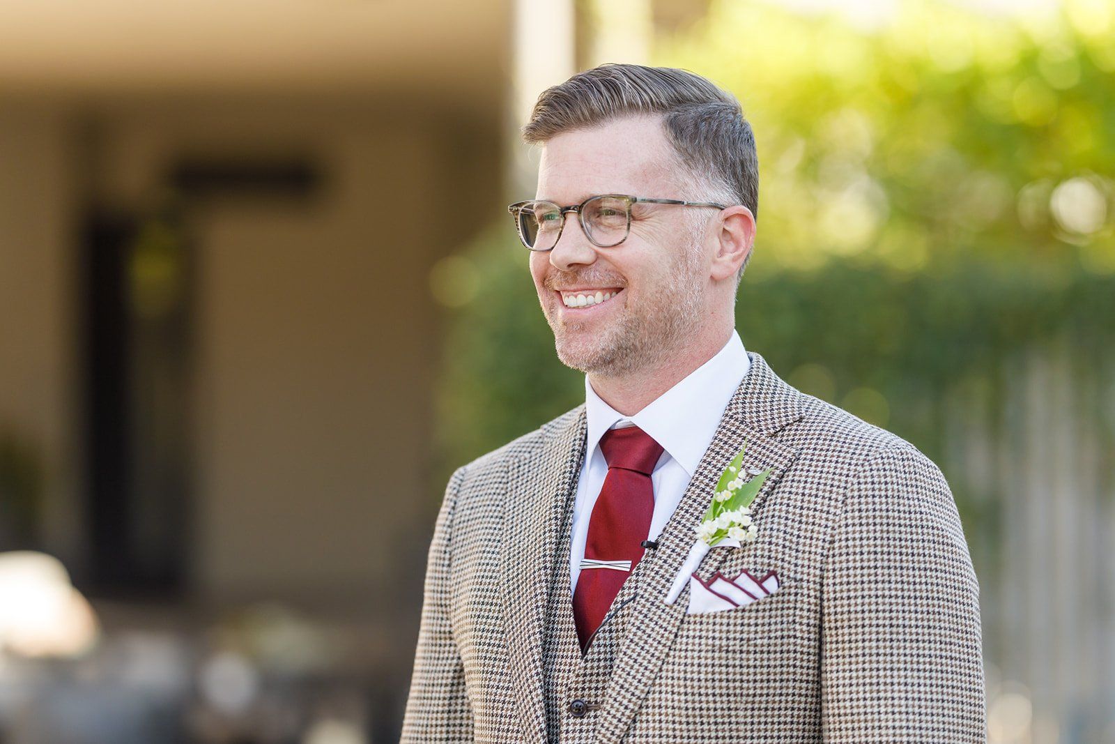 modern boutique-hotel micro wedding at r inn napa, Champagne and a 6-Guest Napa Hotel Wedding