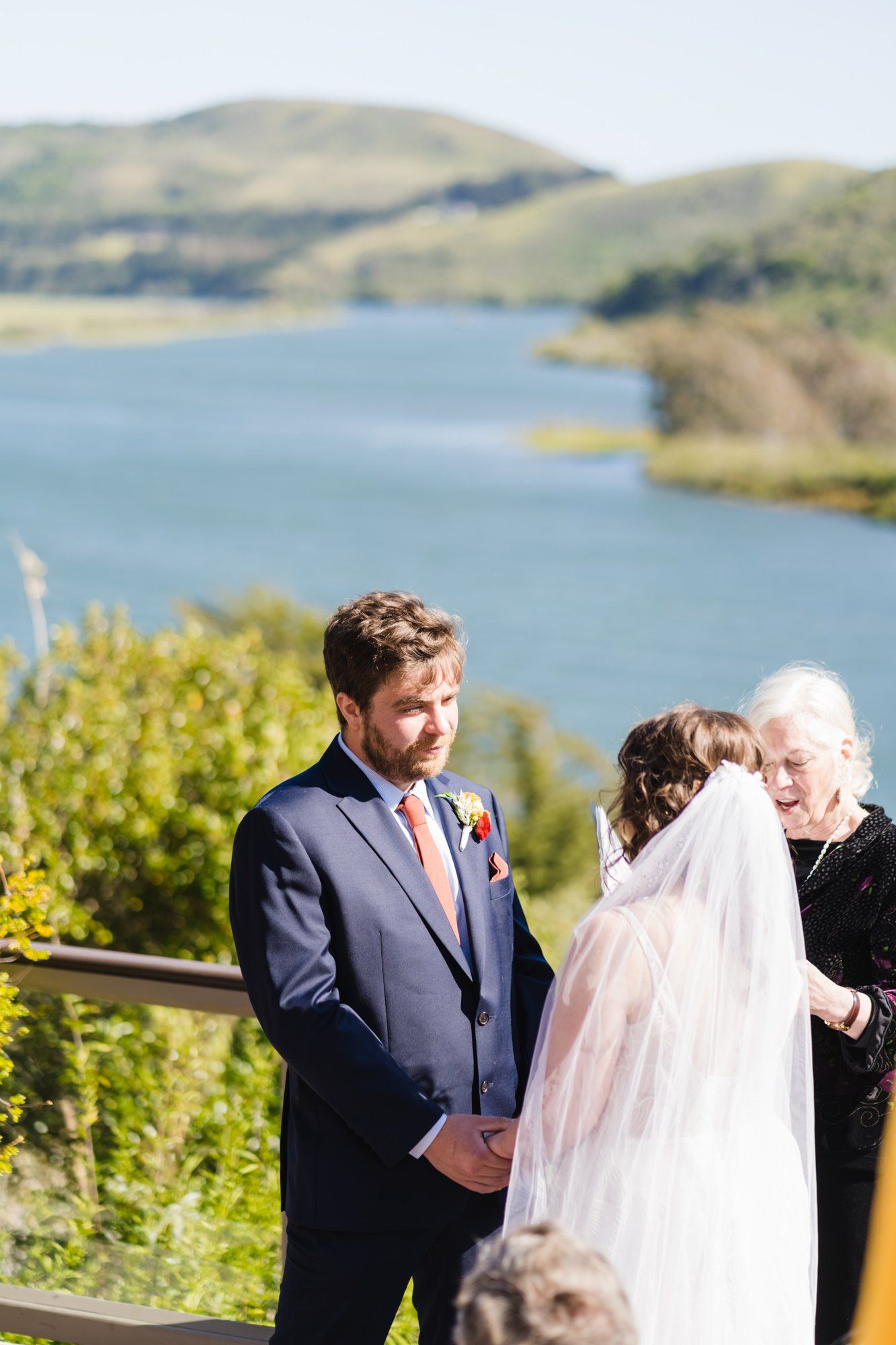 oceanfront airbnb minimony in jenner, Married on the Deck, a 12-Guest Ocean-View Ceremony