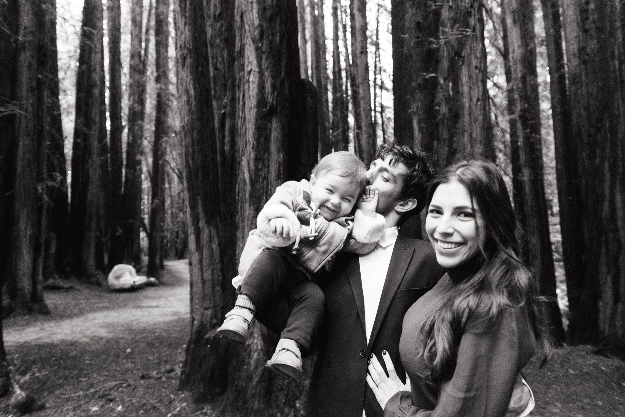 family-only redwoods minimony at old mill park, Family Photos in the Grove at Old Mill Park