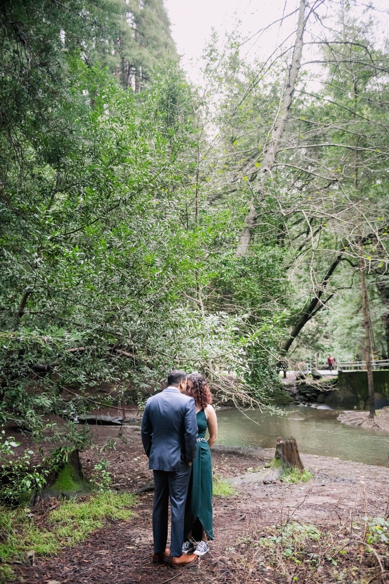 family-only redwoods minimony at old mill park, Family Photos in the Grove at Old Mill Park