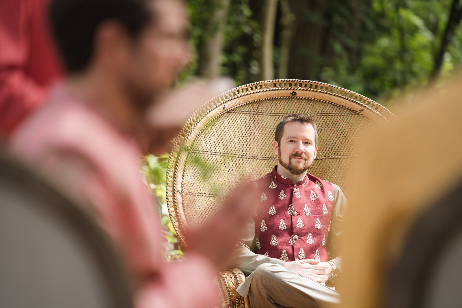 indian micro wedding, Family, and a Break Between Two Ceremonies