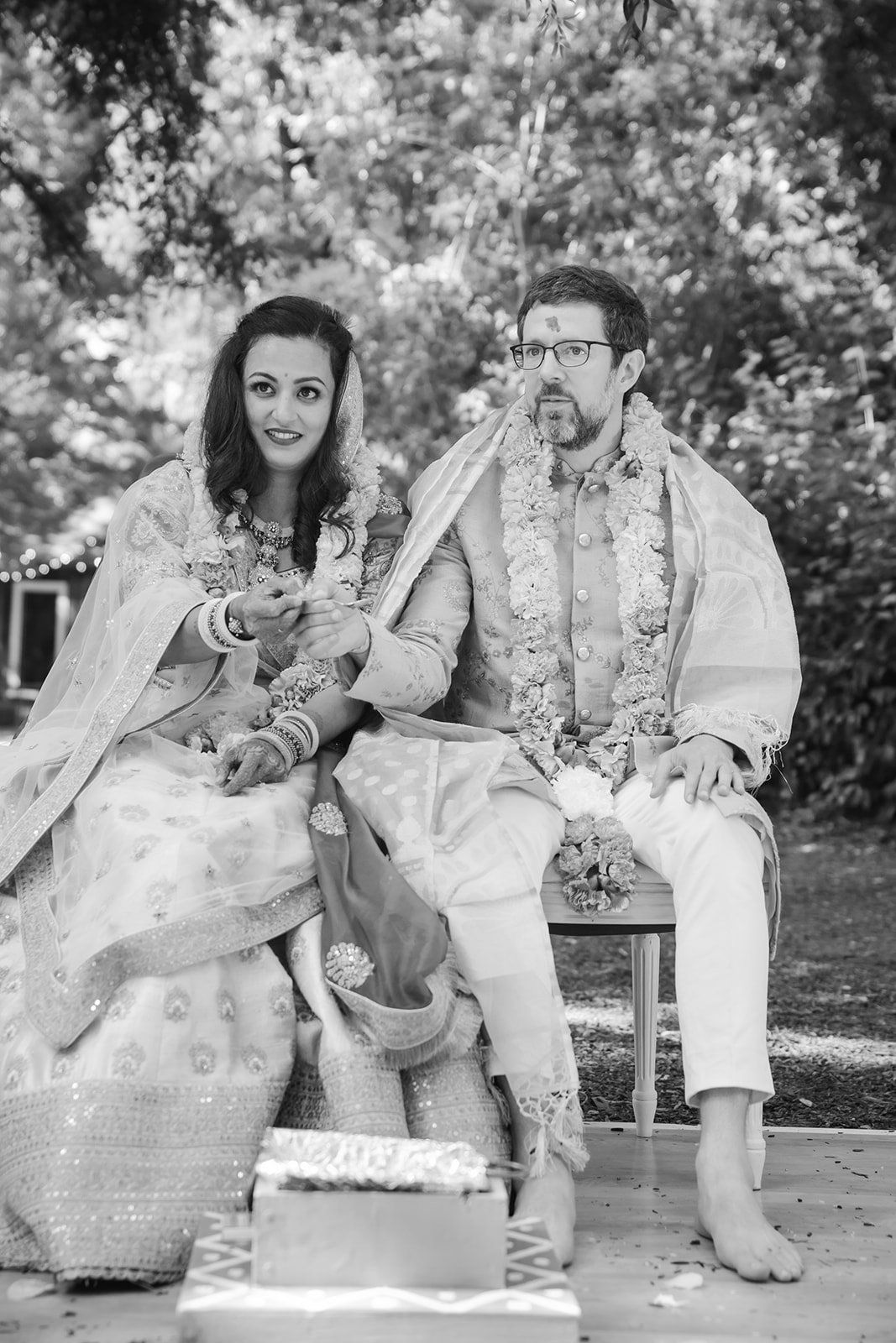 indian micro wedding, The Hindu Ceremony and the Western Vows. One Small Indian Wedding, Two Ceremonies