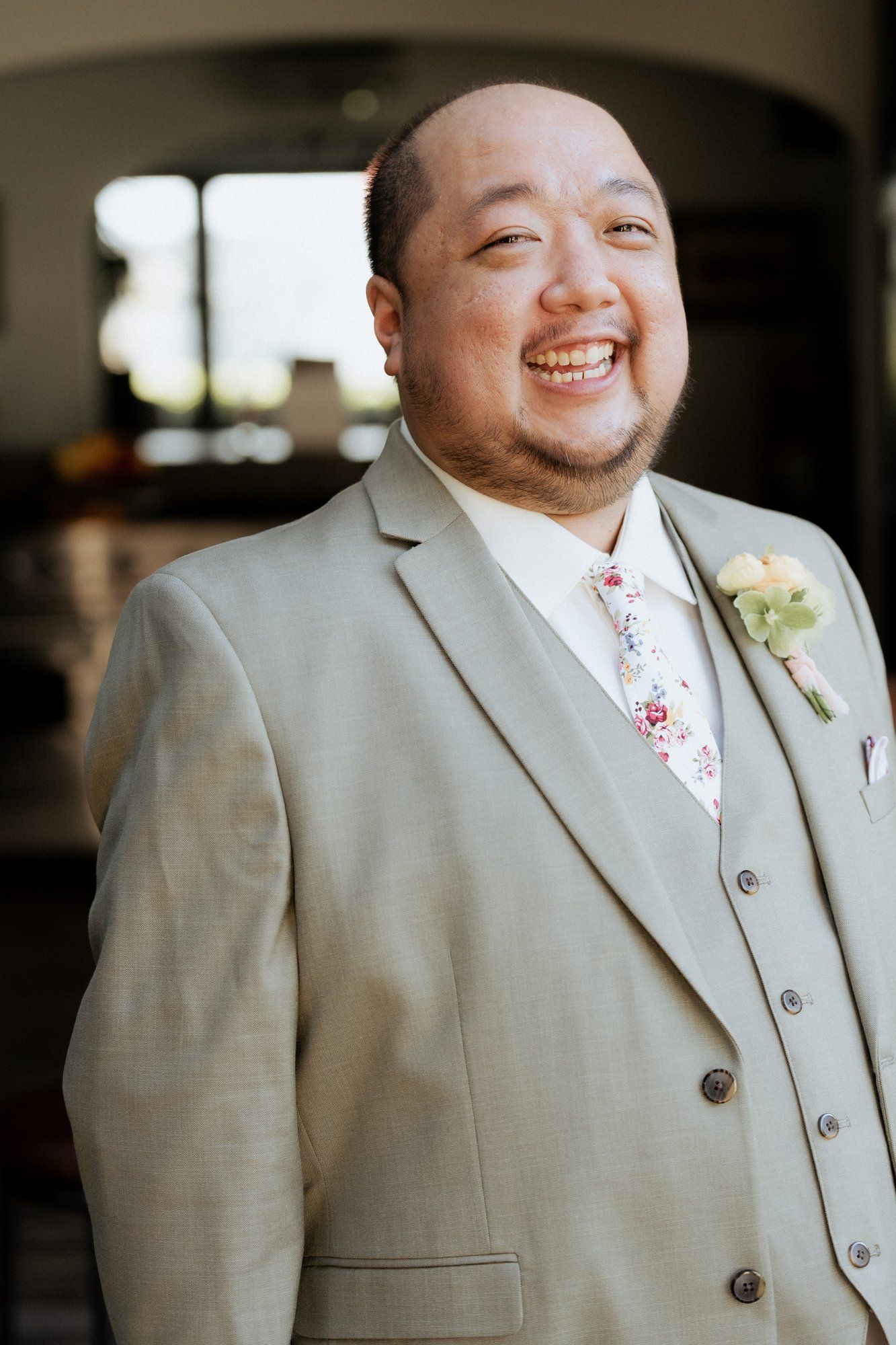 spring villa micro wedding at Villa Francesca, Portraits in the Villa Gardens, a SoCal Spring Wedding