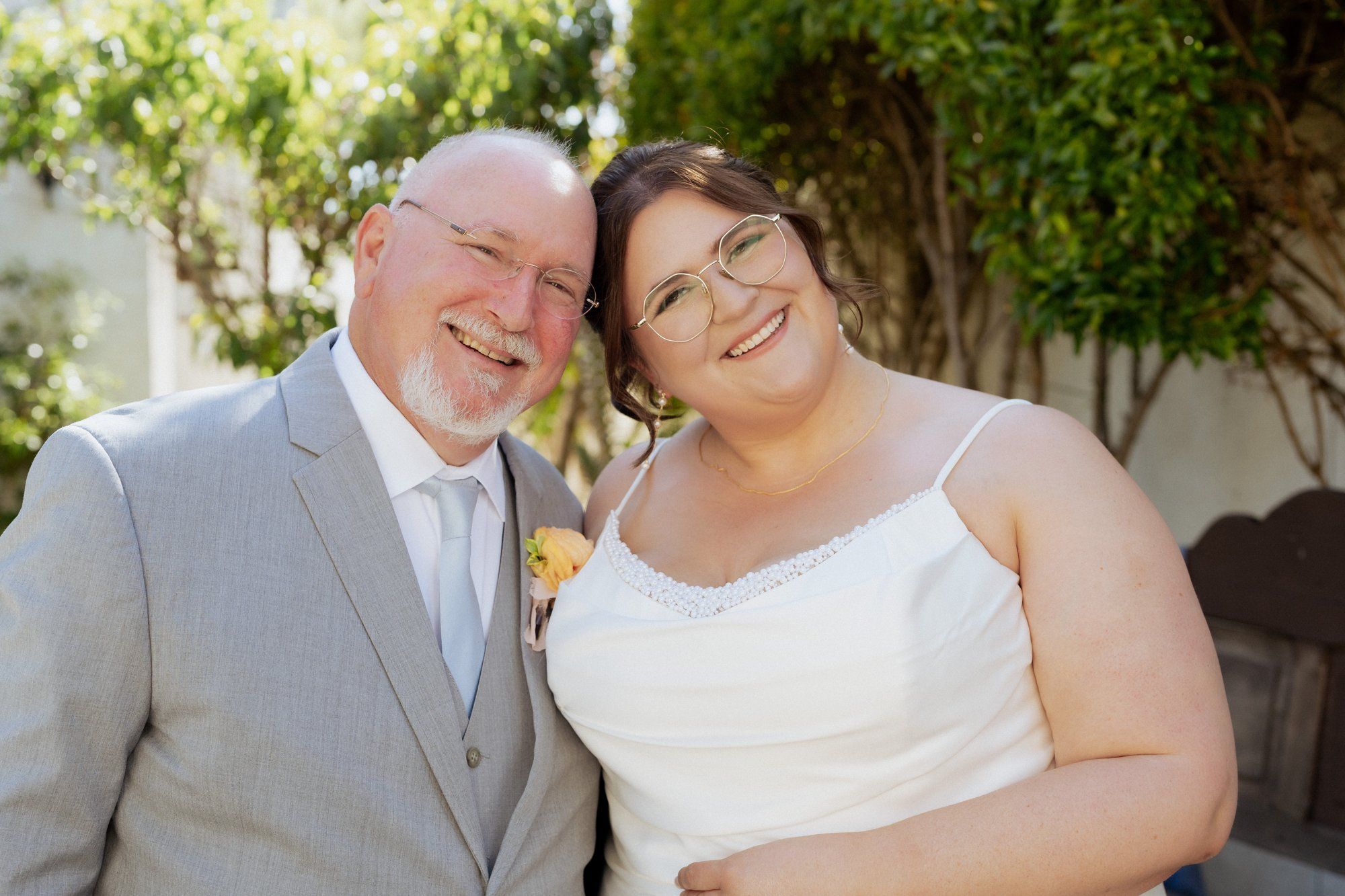 spring villa micro wedding at Villa Francesca, Portraits in the Villa Gardens, a SoCal Spring Wedding