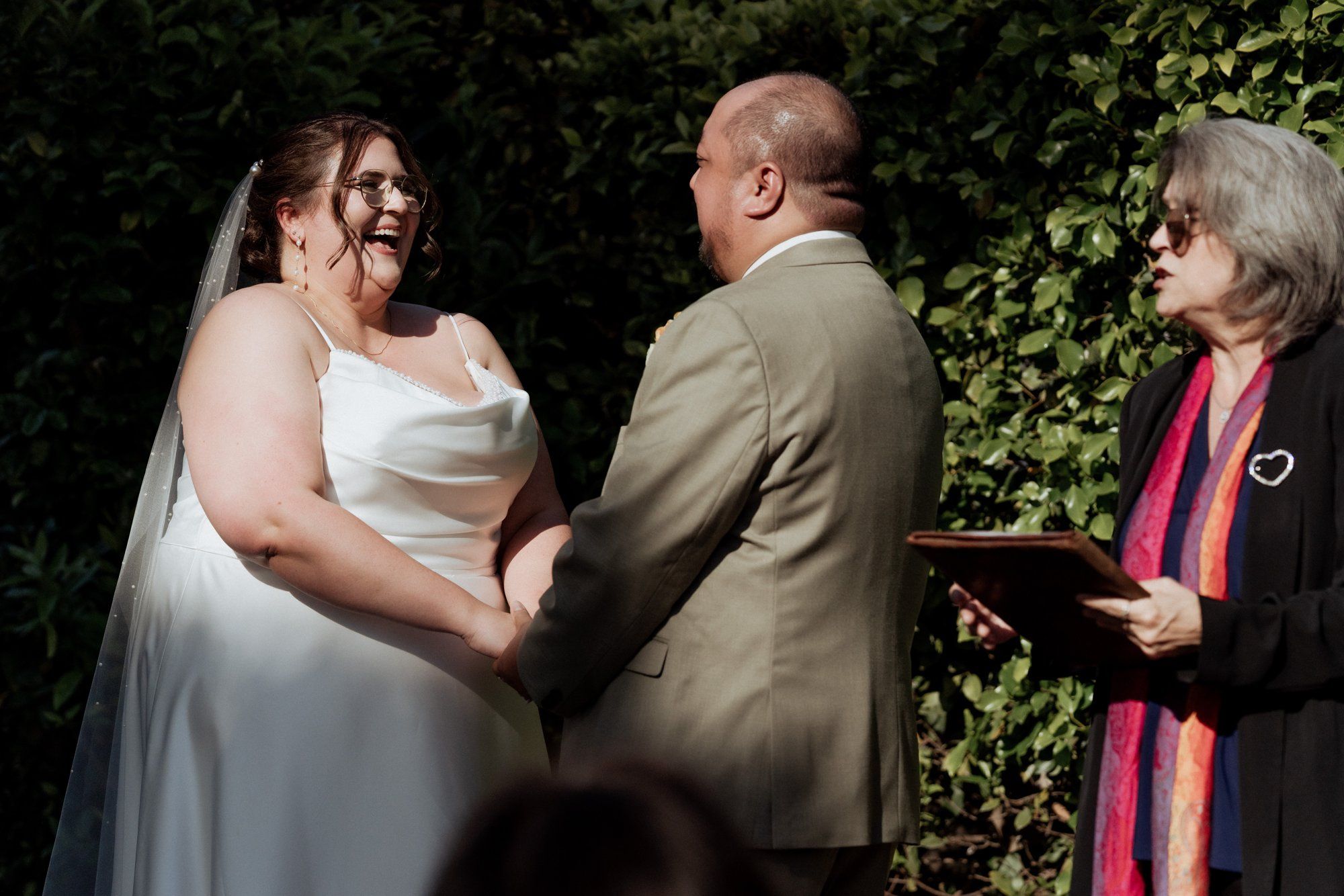 spring villa micro wedding at villa francesca, socal, An Ocean-View Villa Ceremony in the Courtyard
