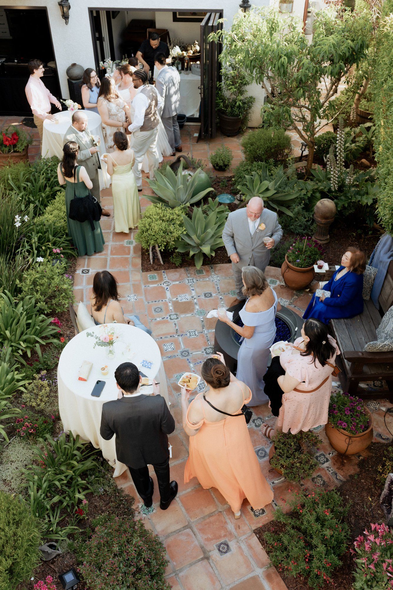 spring villa micro wedding at villa francesca, socal, Portraits in the Villa Gardens. SoCal Villa Wedding in Spring