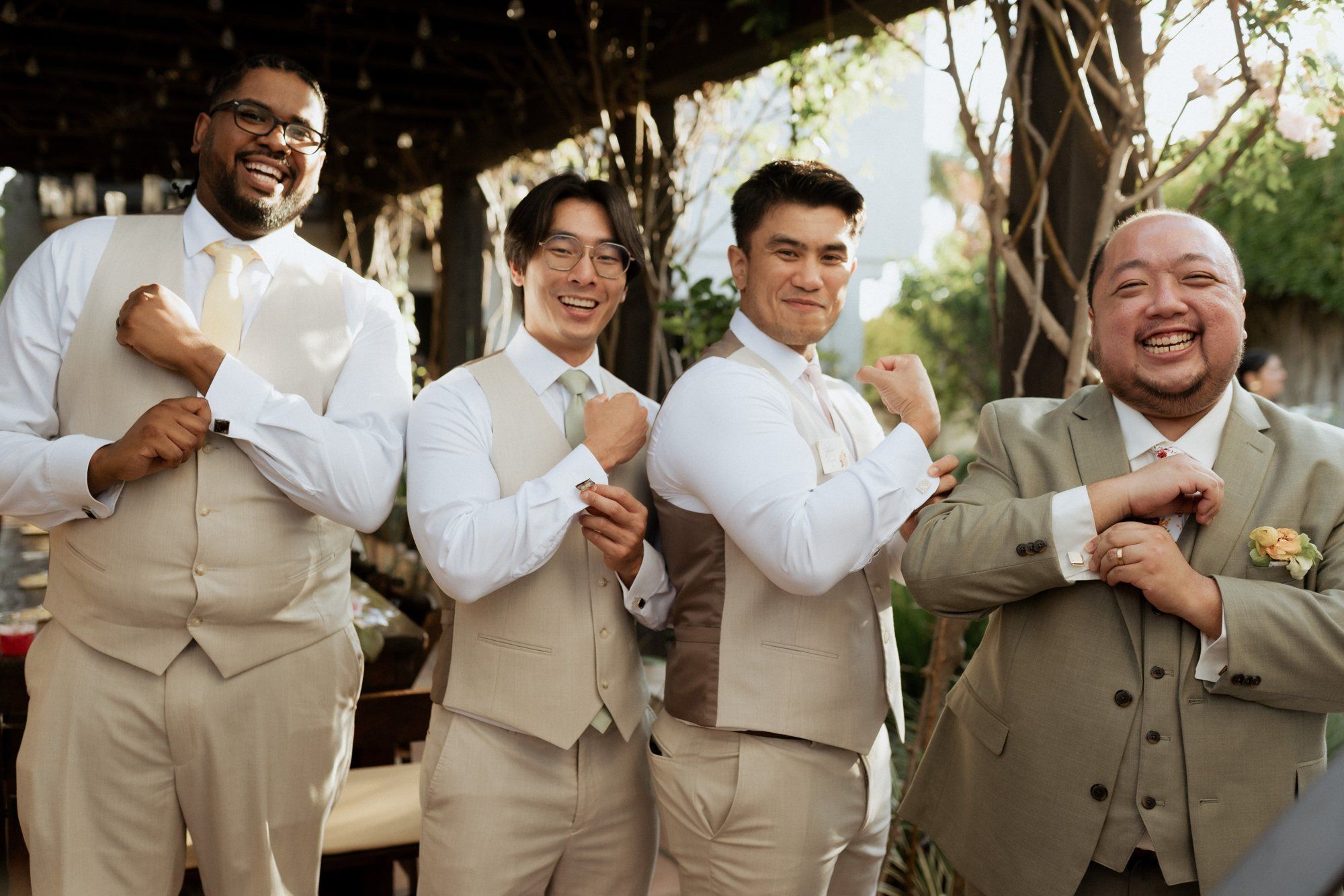 spring villa micro wedding at villa francesca, socal, Getting Ready at the Casita
