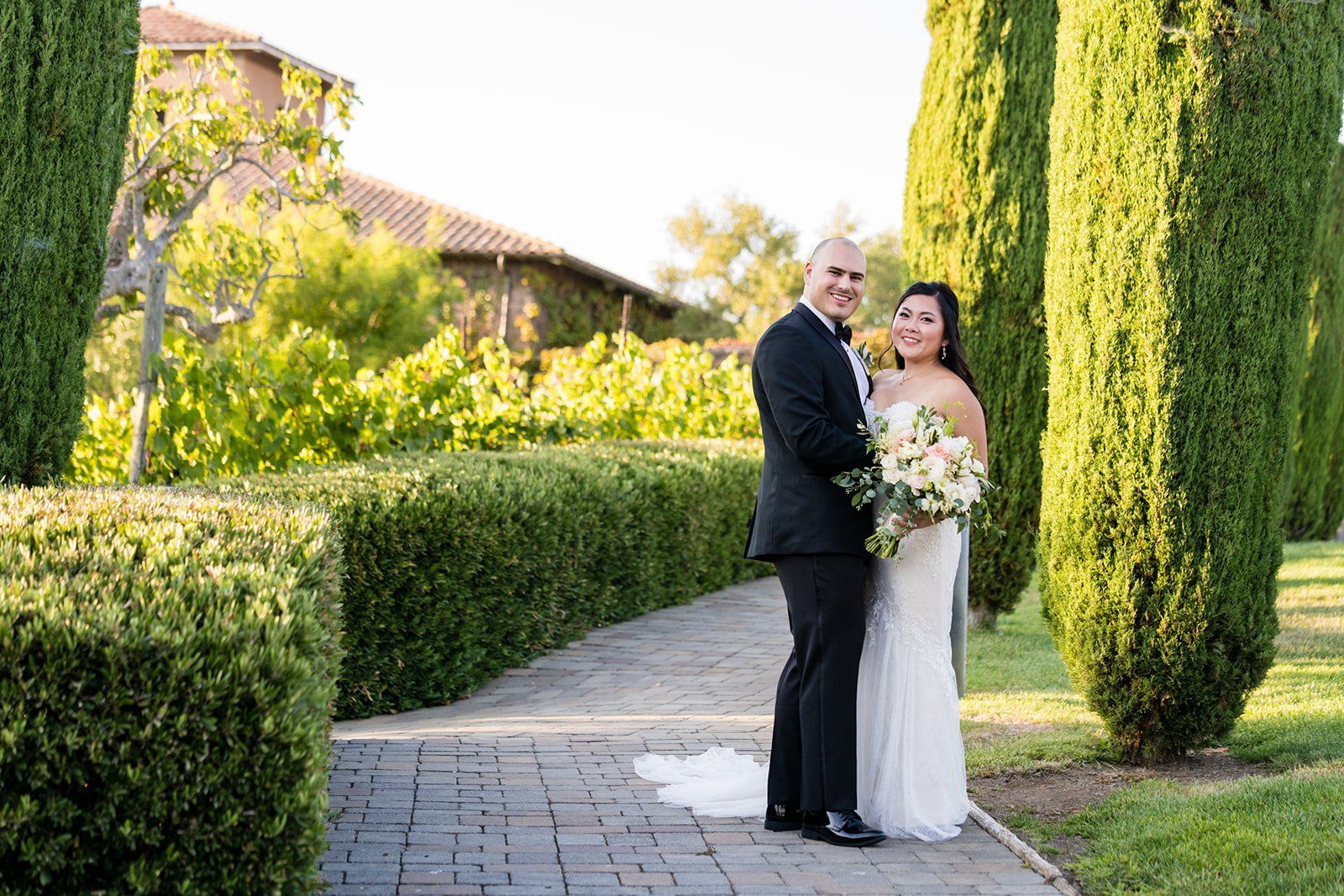 vineyard wedding at viansa in sonoma, Portraits Across the Viansa Vineyard