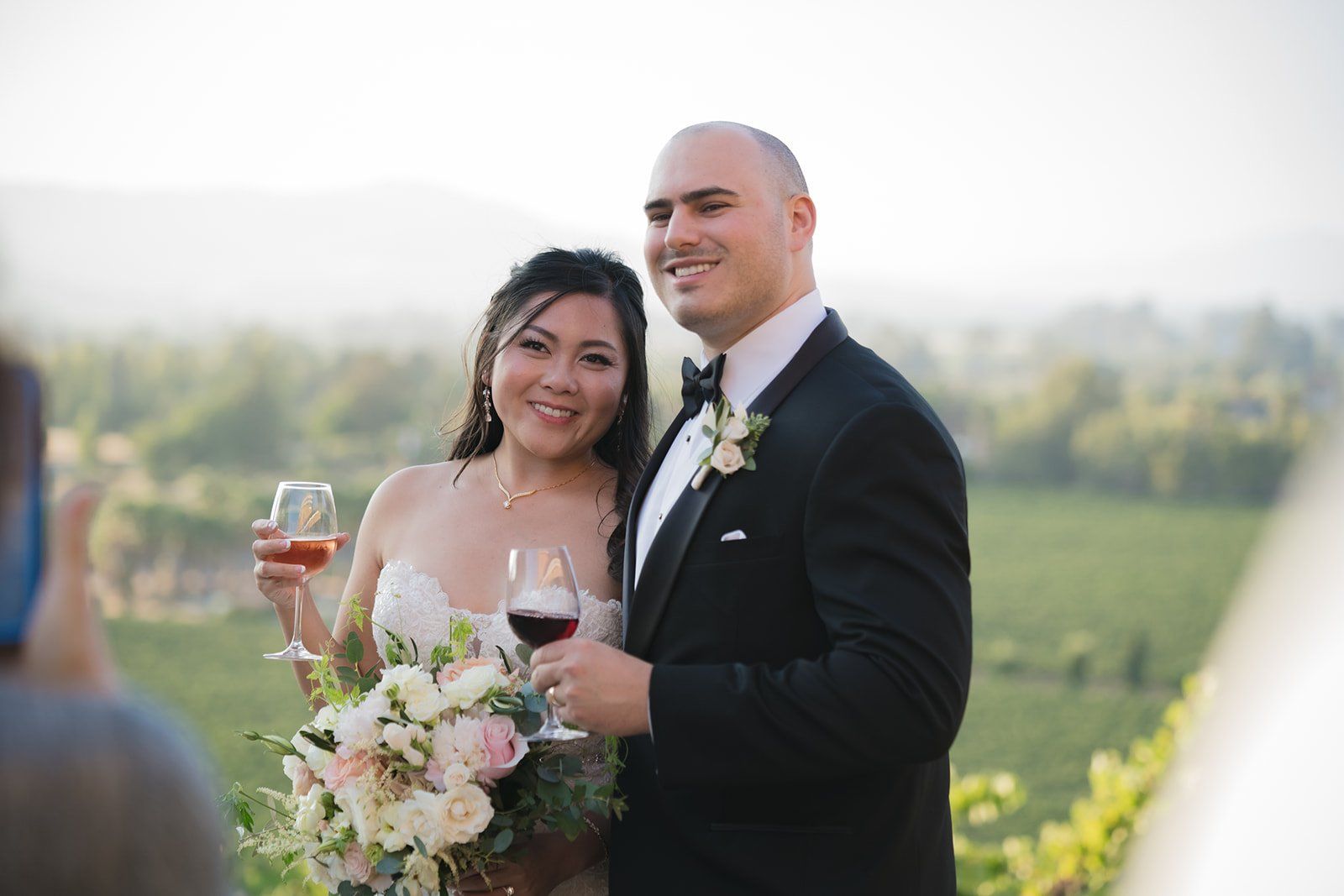 vineyard wedding with the dog as greeter at viansa sonoma, Family Photos and the Vineyard
