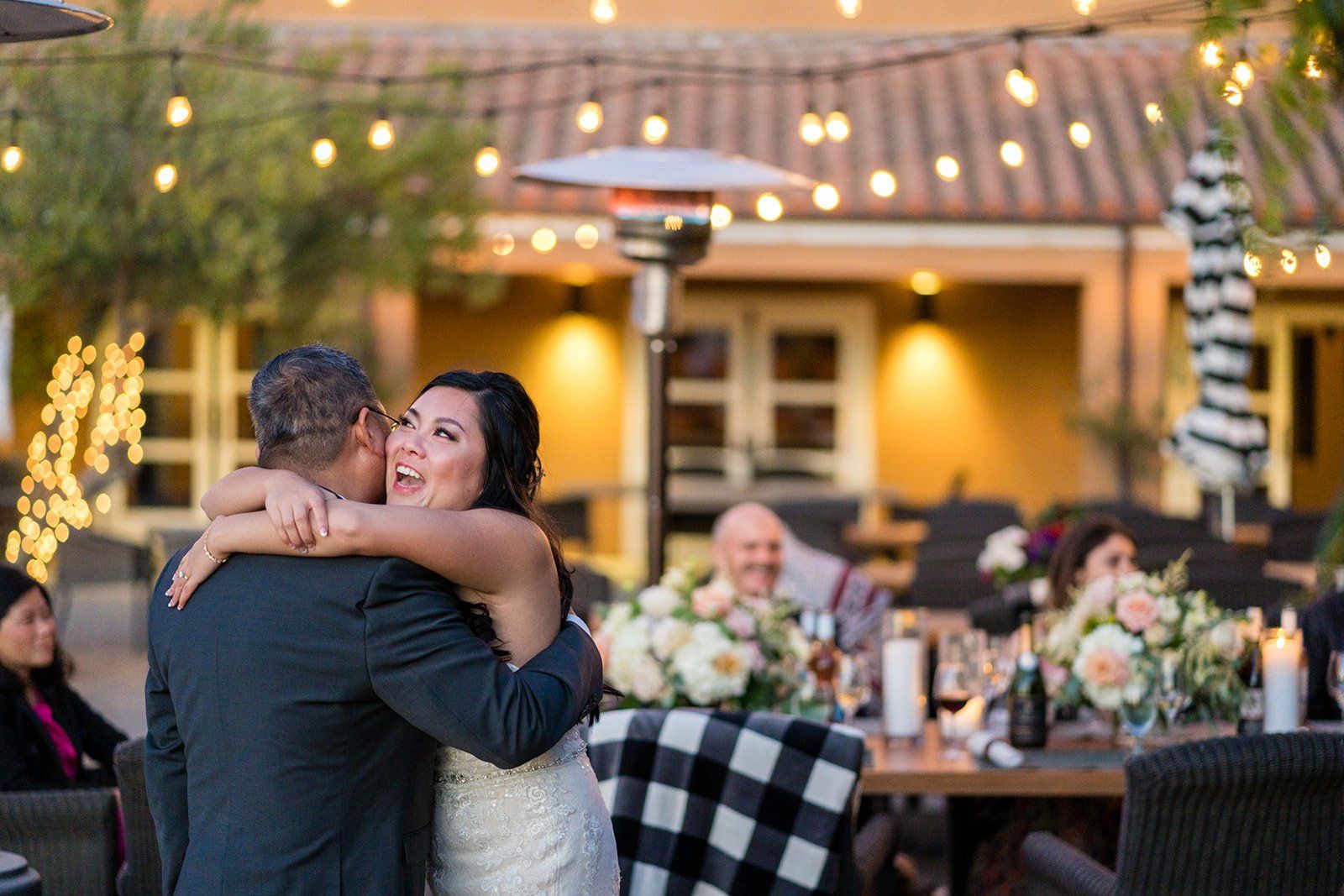 vineyard wedding at viansa in sonoma, Dinner and Dancing at Viansa