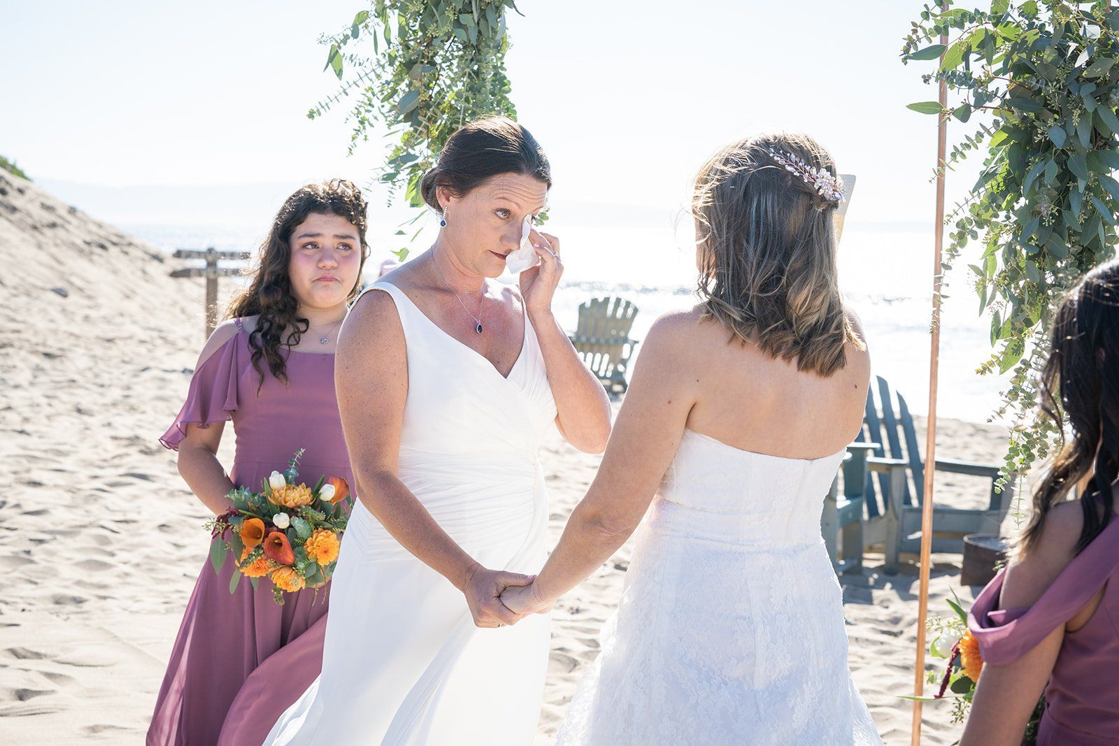 beachfront micro wedding on monterey bay, Getting Ready at The Sanctuary Beach Resort