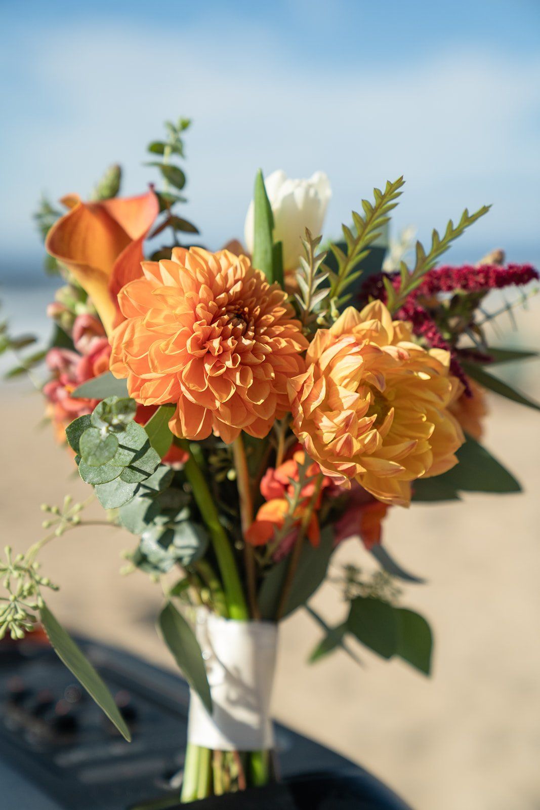 beachfront micro wedding on monterey bay, A Beachfront Ceremony on the Monterey Bay Sand