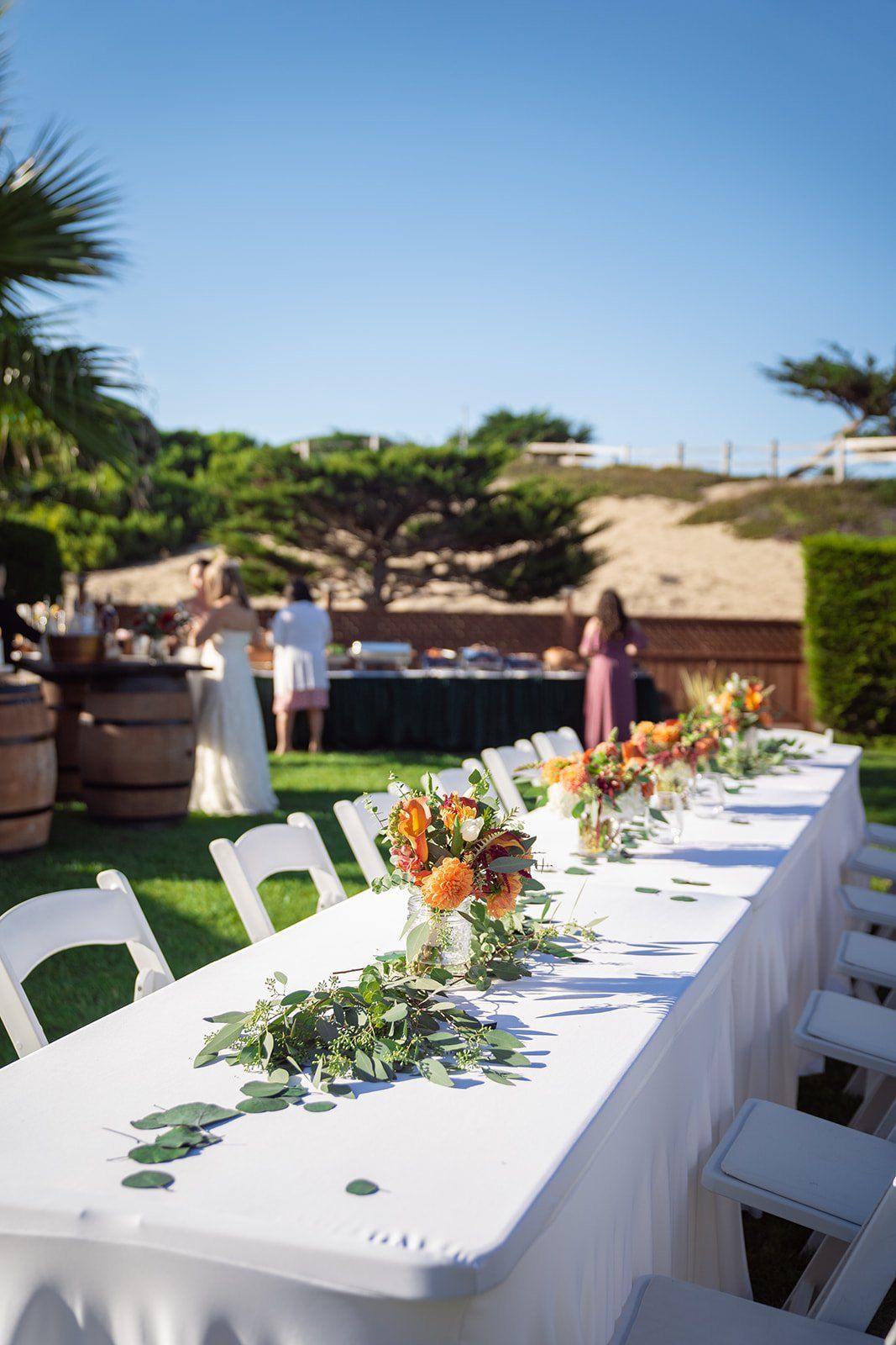 beachfront micro wedding on monterey bay, A Beachfront Ceremony on the Monterey Bay Sand