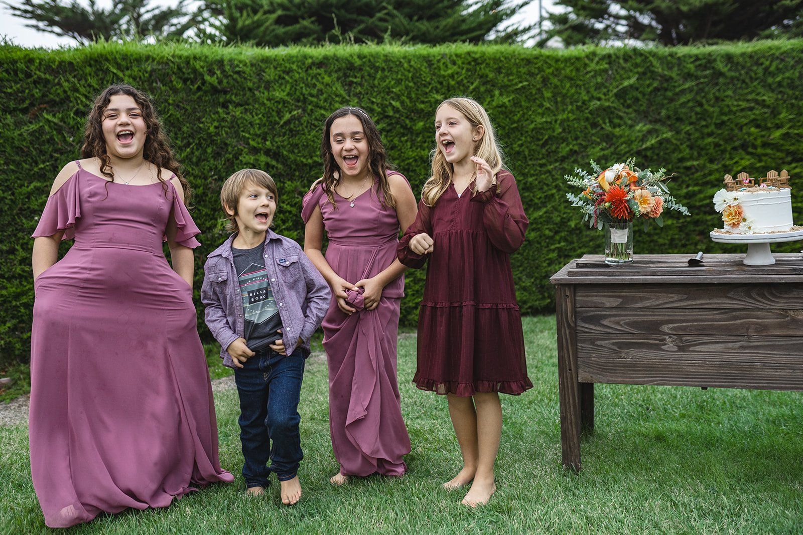 beachfront micro wedding on monterey bay, Family Photos on the Beach