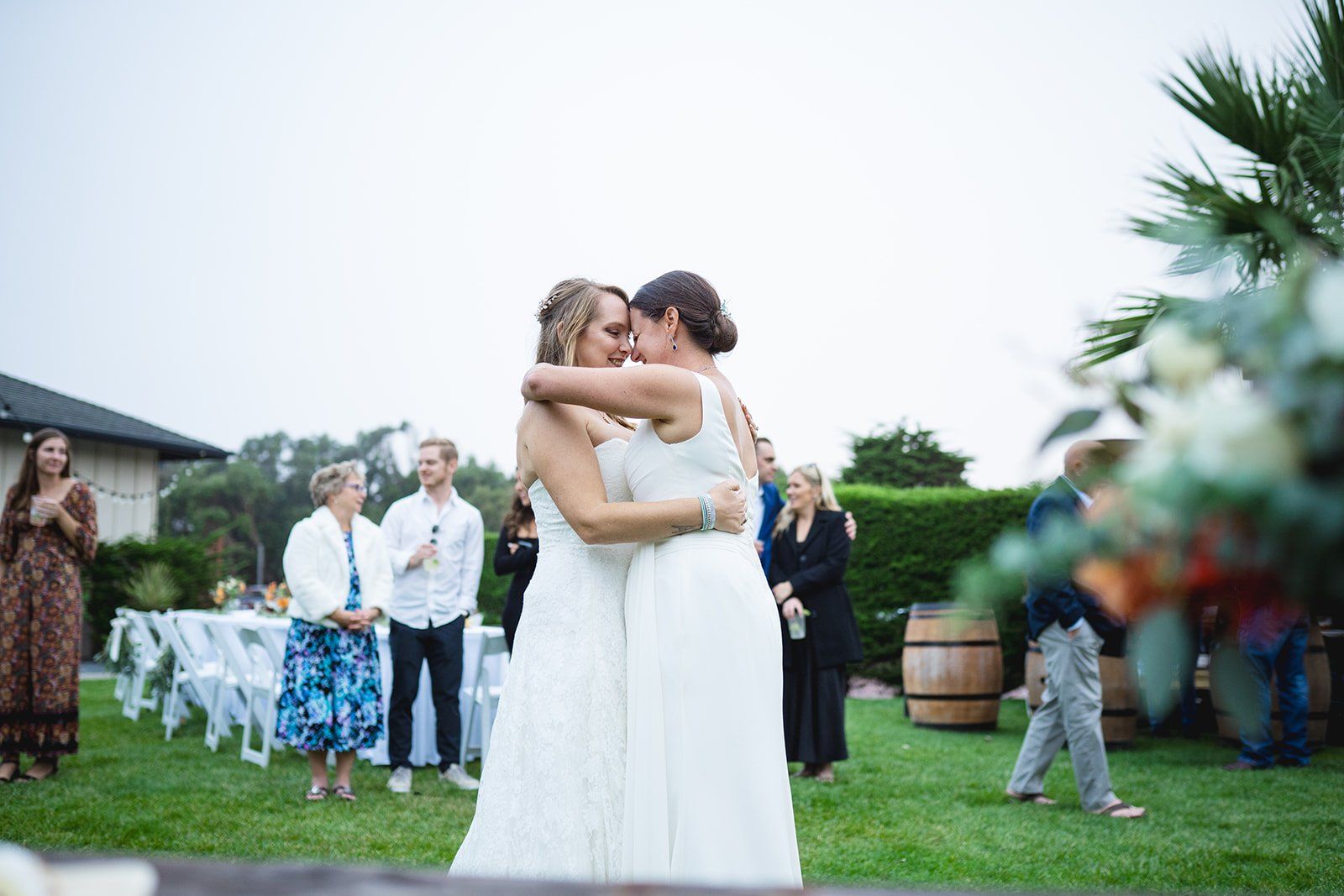 beachfront micro wedding on monterey bay, Dinner on the Lodge Lawn, S'mores by the Bonfire