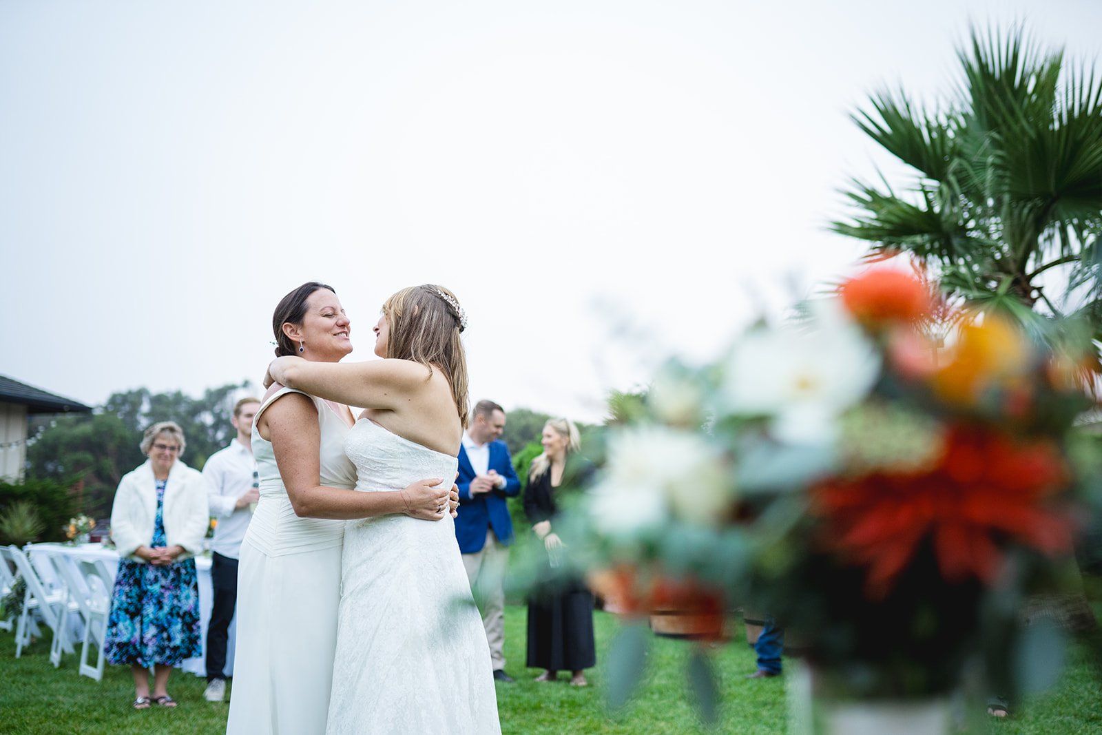 beachfront micro wedding on monterey bay, Dinner on the Lodge Lawn, S'mores by the Bonfire