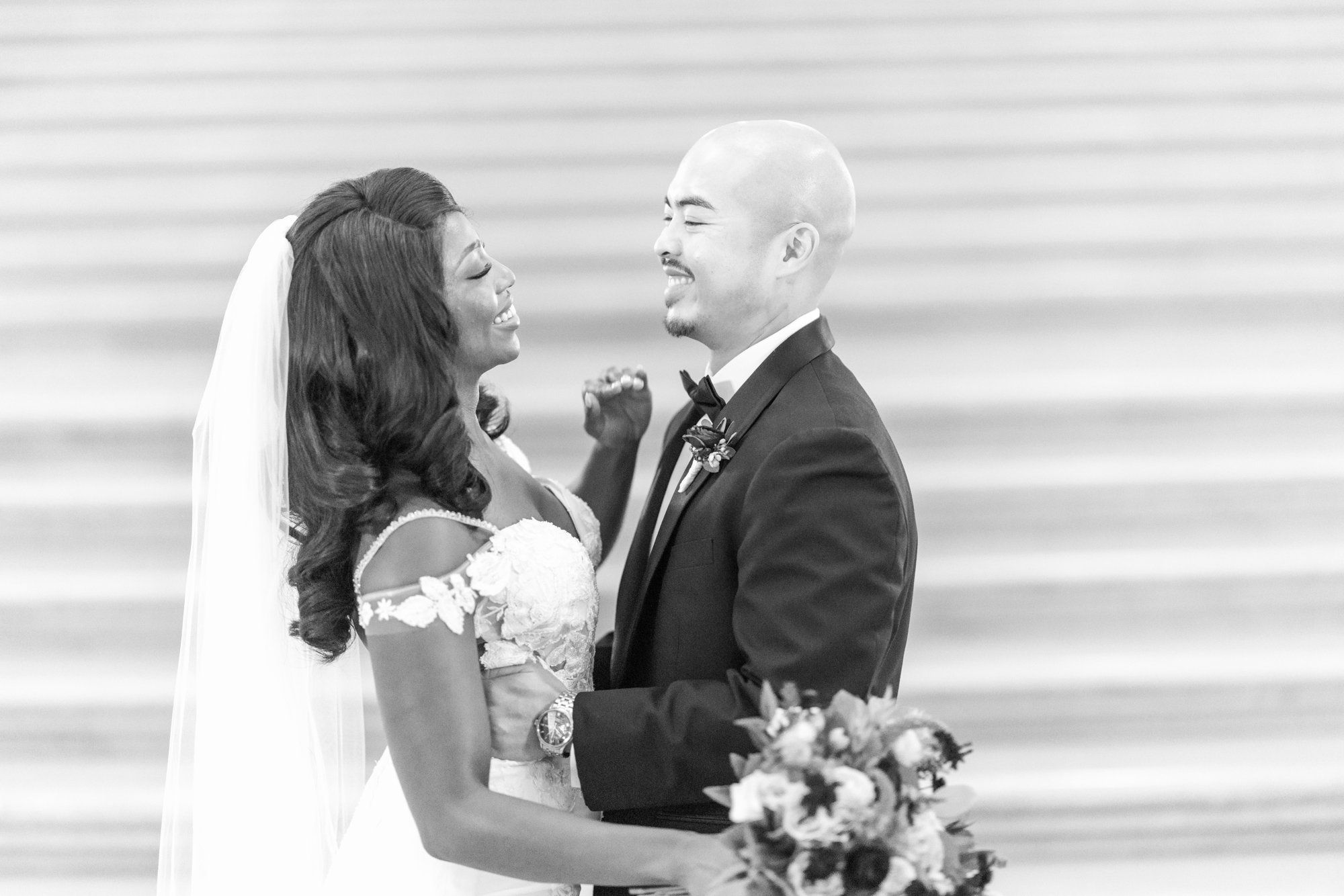 interracial city hall micro wedding, Both Families Through the Galleries