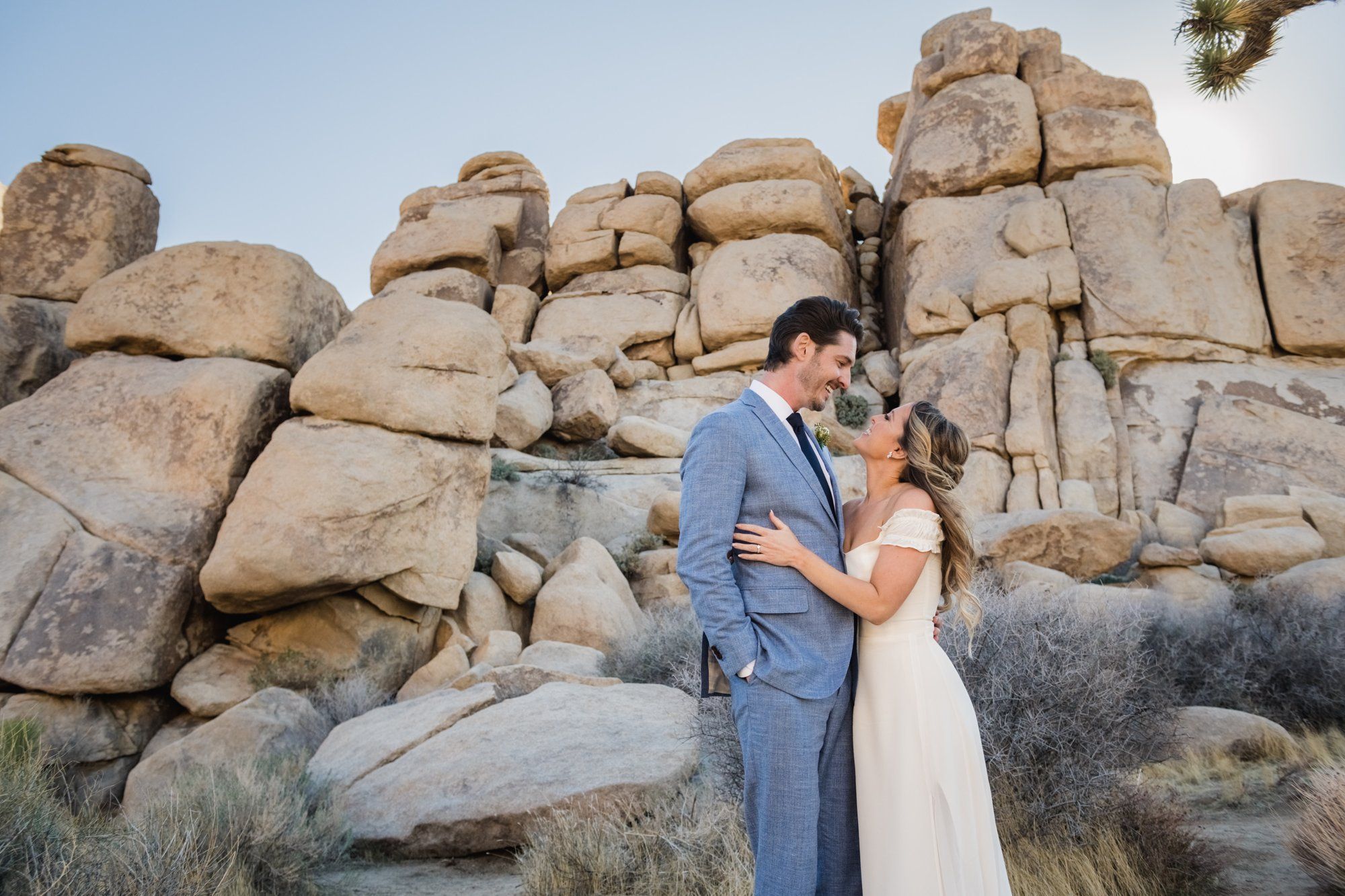 joshua tree national park desert ceremony at cap rock, Portraits Out Among the Formations at Cap Rock