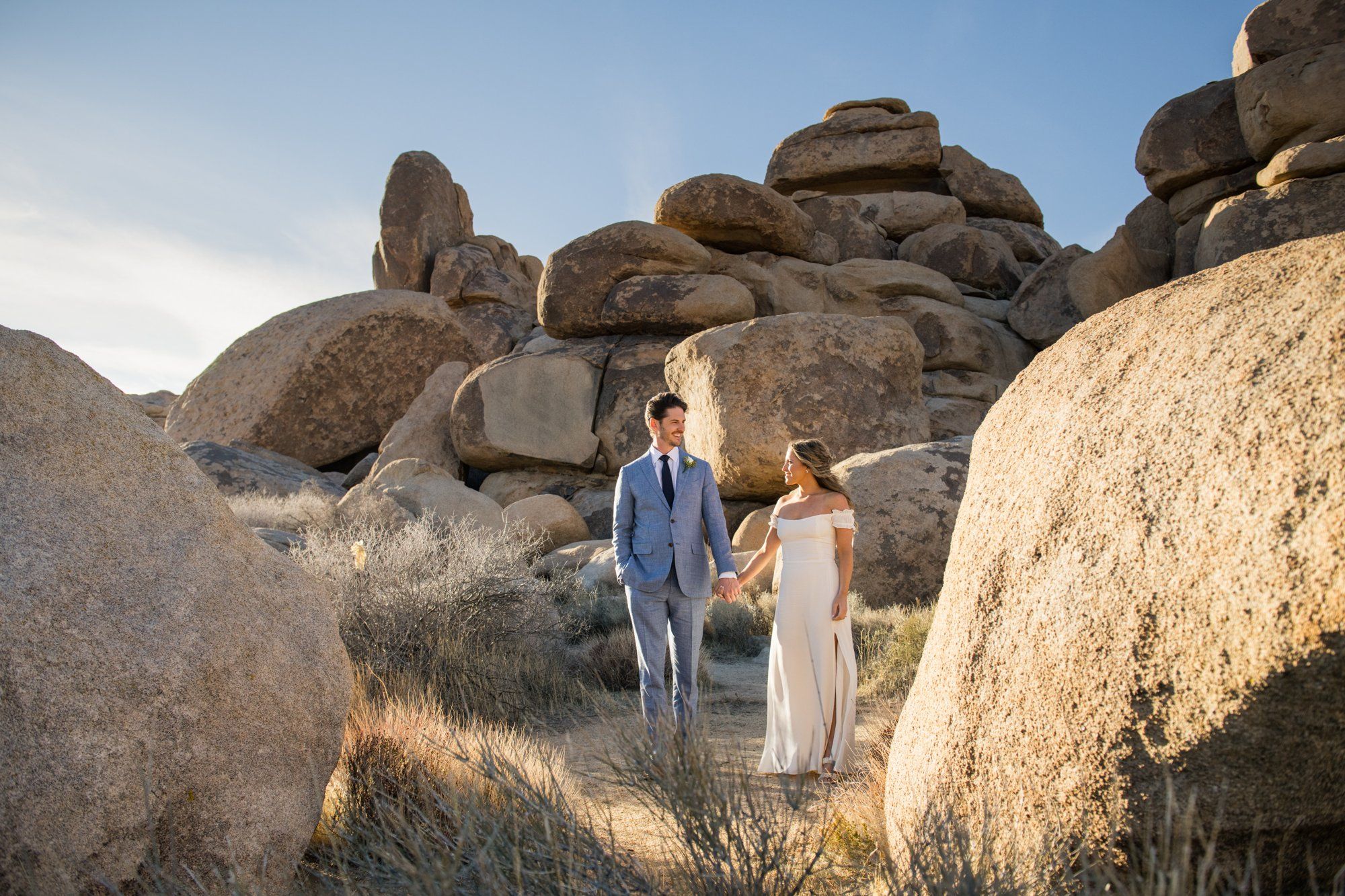 joshua tree national park desert ceremony at cap rock, Portraits Out Among the Formations at Cap Rock
