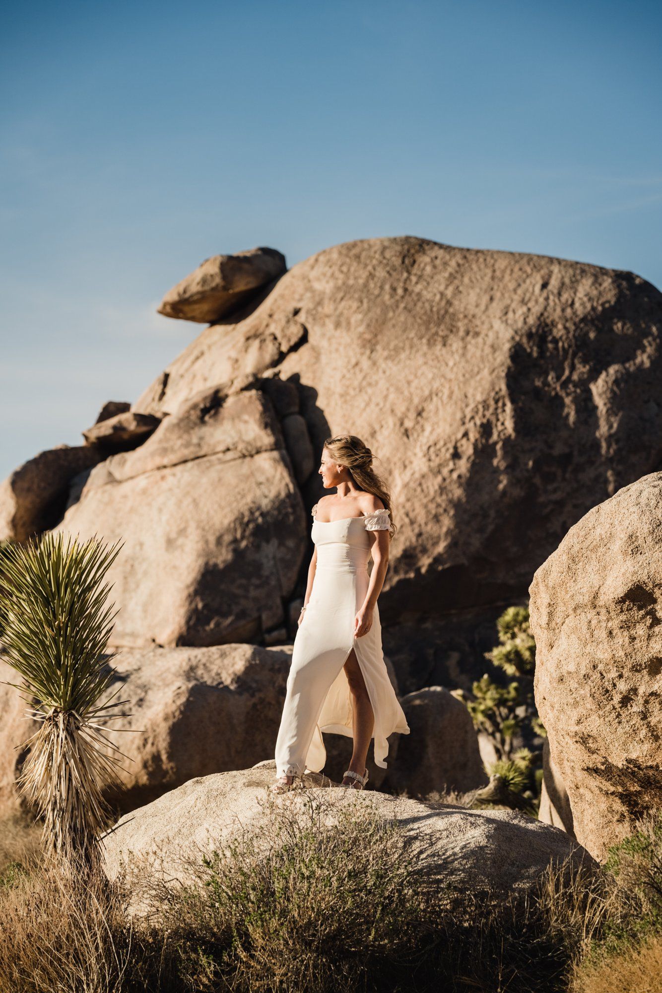 joshua tree national park desert ceremony at cap rock, Portraits Out Among the Formations at Cap Rock