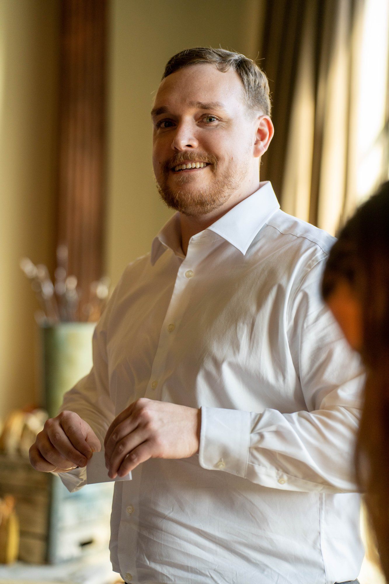 farm-to-table vineyard wedding at farmstead, st helena, Getting Ready at the Hotel