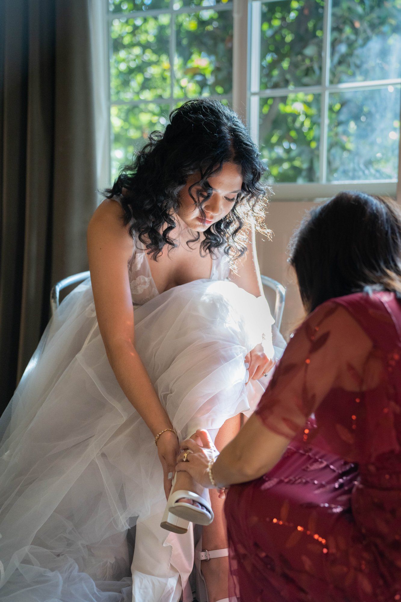 farm-to-table vineyard wedding at farmstead, st helena, Getting Ready at the Hotel