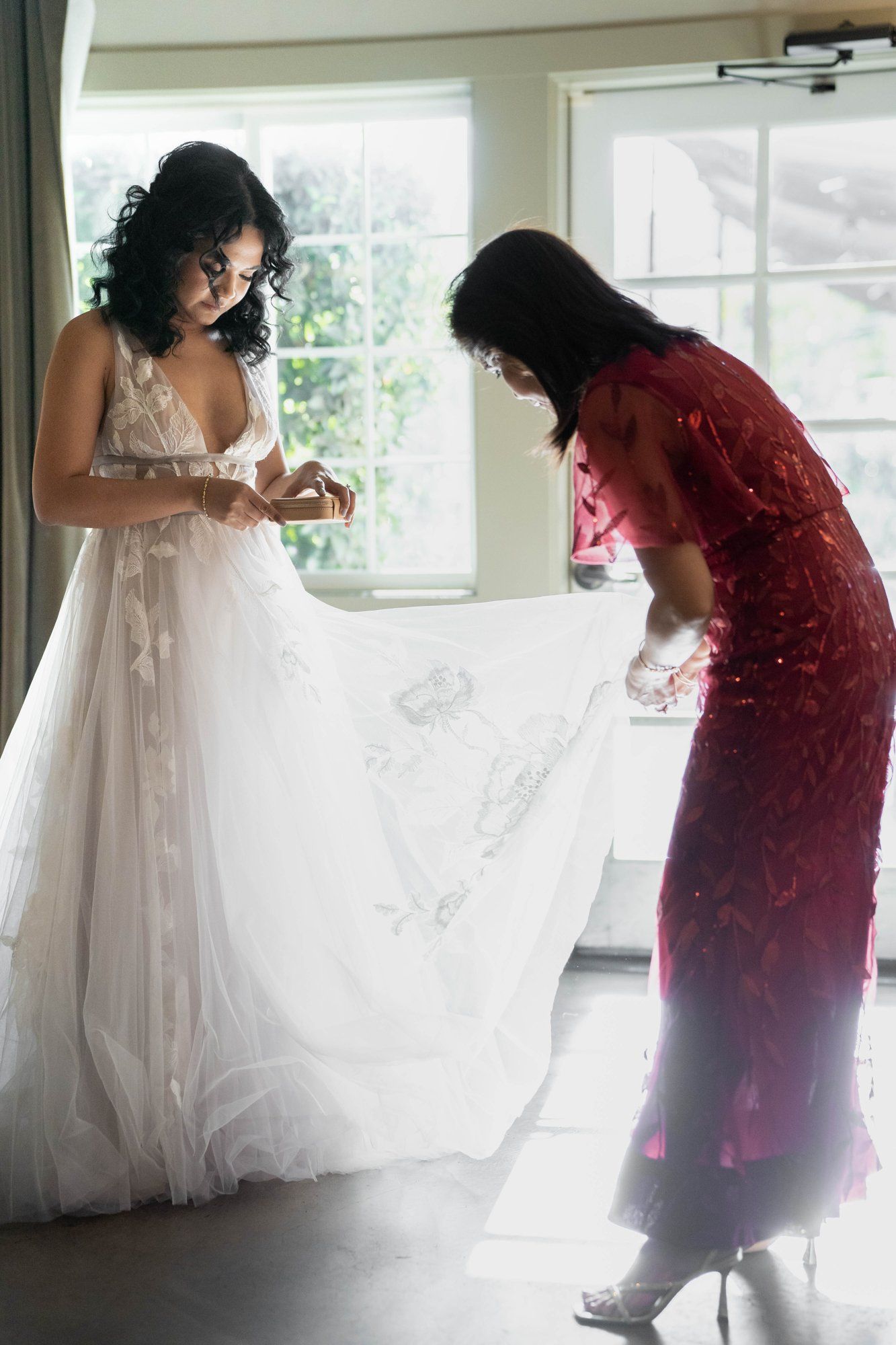 farm-to-table vineyard wedding at farmstead, st helena, Getting Ready at the Hotel
