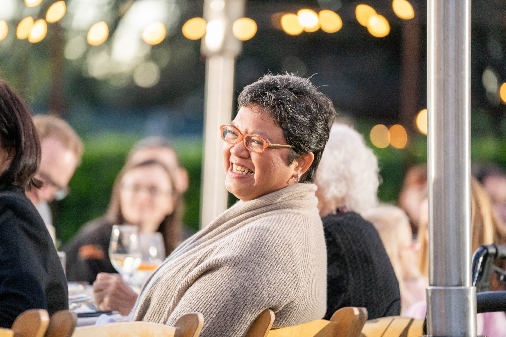 farm-to-table vineyard wedding at farmstead, st helena, Dinner on The Lawn