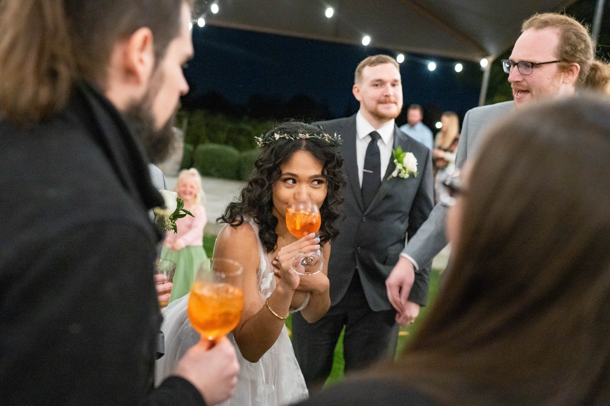 farm-to-table vineyard wedding at farmstead, st helena, Dinner on The Lawn
