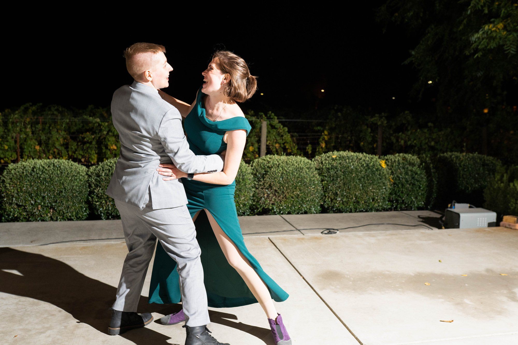 A farm-to-table vineyard wedding at Farmstead, Dinner on The Lawn at Long Meadow Ranch