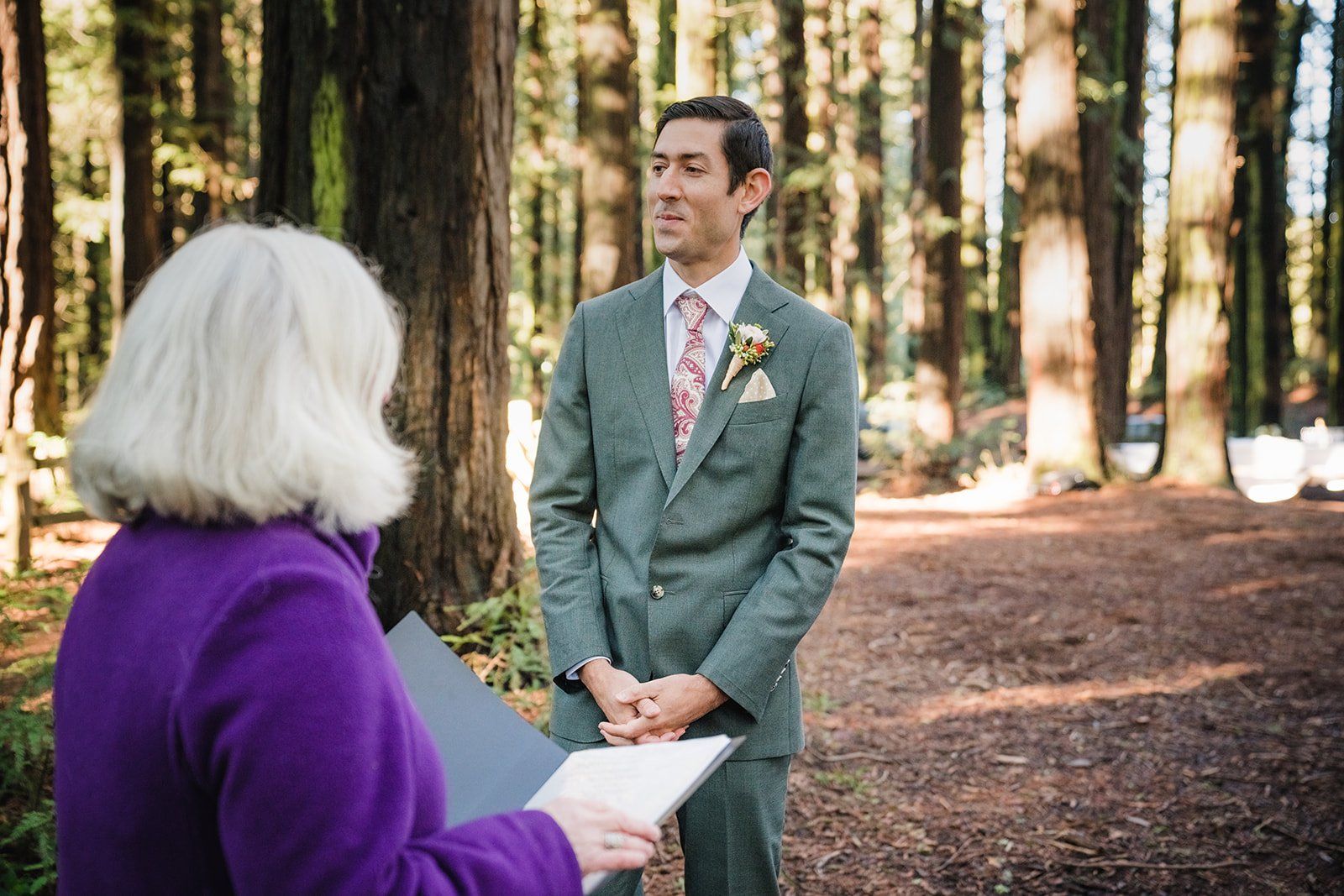 redwoods park ceremony + graduate berkeley reception (with a bus), Under the Redwoods at Roberts Regional, a Two-Venue Berkeley Wedding
