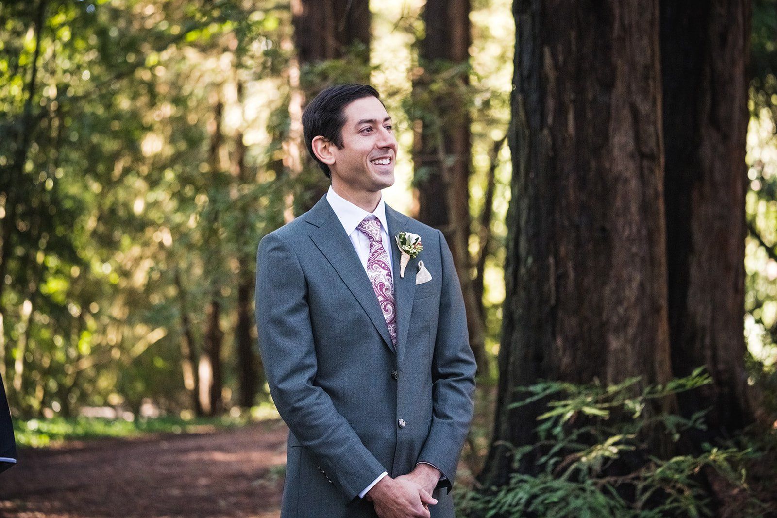 redwoods park ceremony + graduate berkeley reception (with a bus), Under the Redwoods at Roberts Regional, a Two-Venue Berkeley Wedding