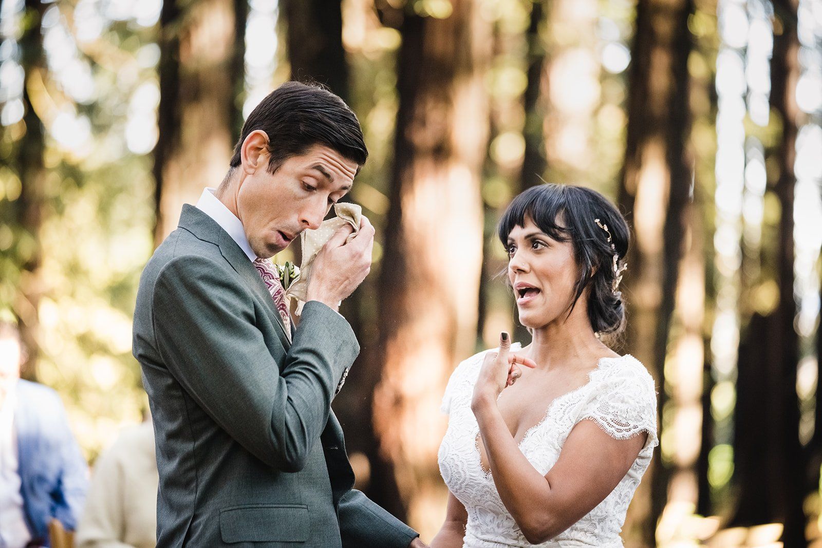 redwoods park ceremony + graduate berkeley reception (with a bus), Under the Redwoods at Roberts Regional, a Two-Venue Berkeley Wedding